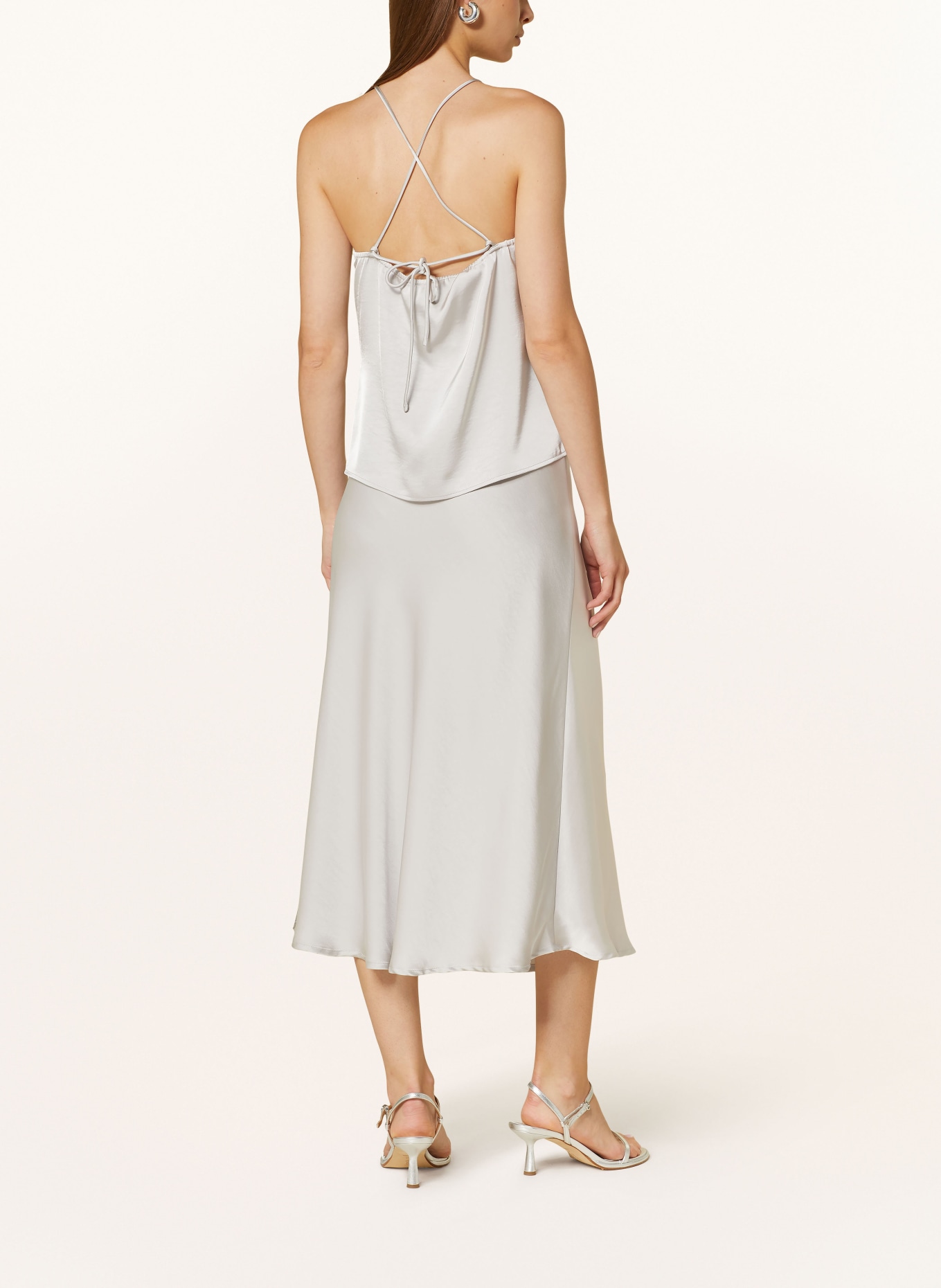 NEO NOIR Satintop SOLOMA: SILBER