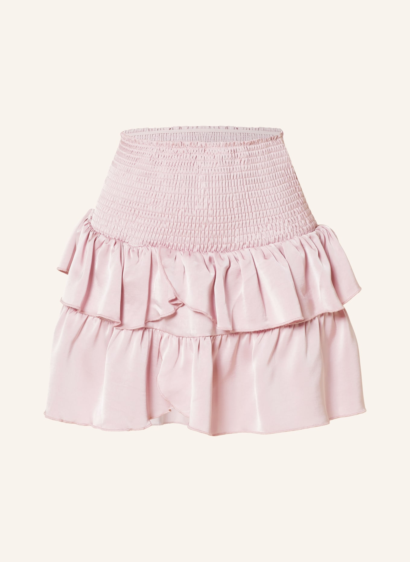 NEO NOIR Skirt CARIN with frills, Color: ROSE (Image 1)