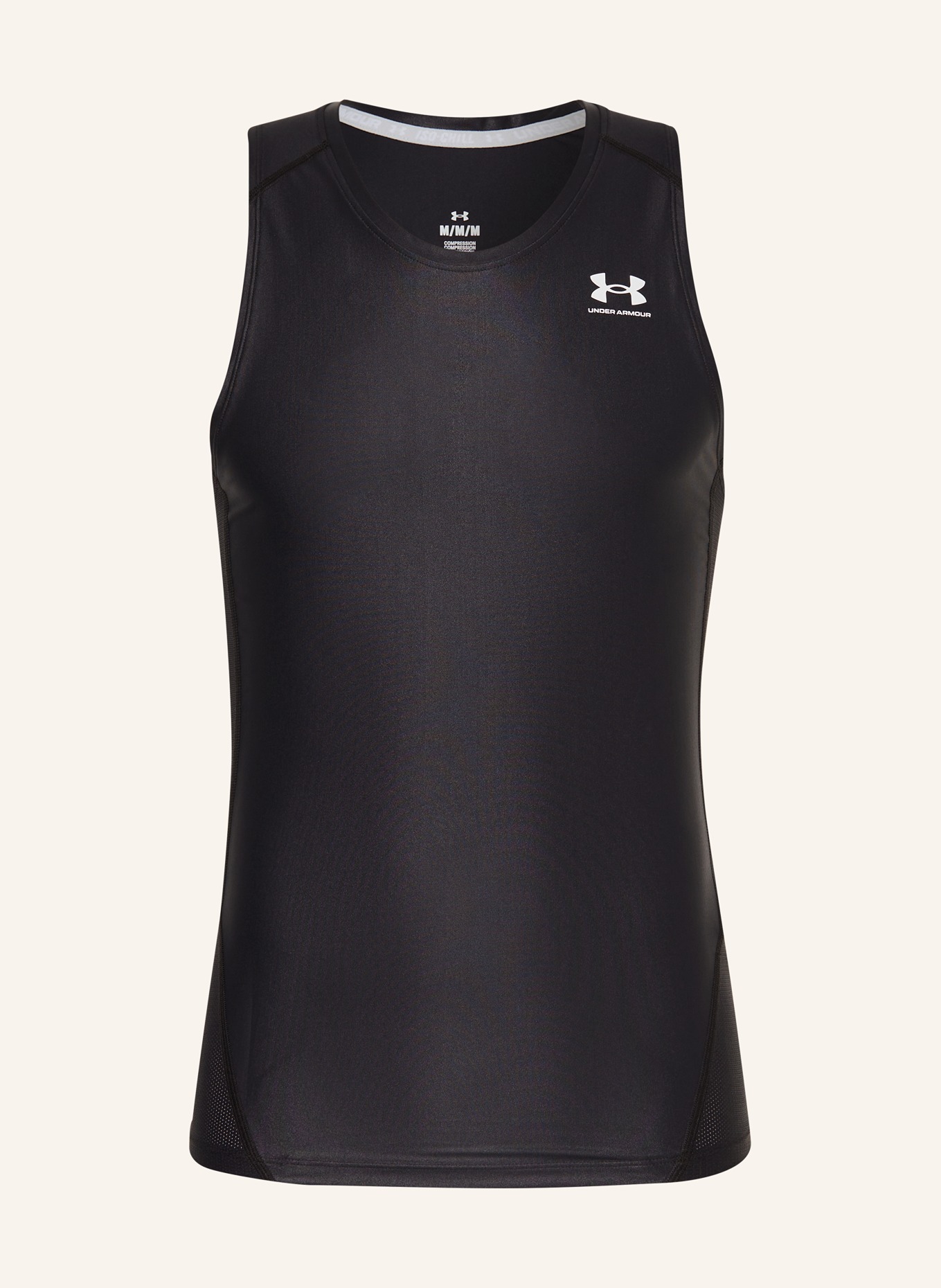 UNDER ARMOUR Running shirt ISO-CHILL, Color: BLACK (Image 1)