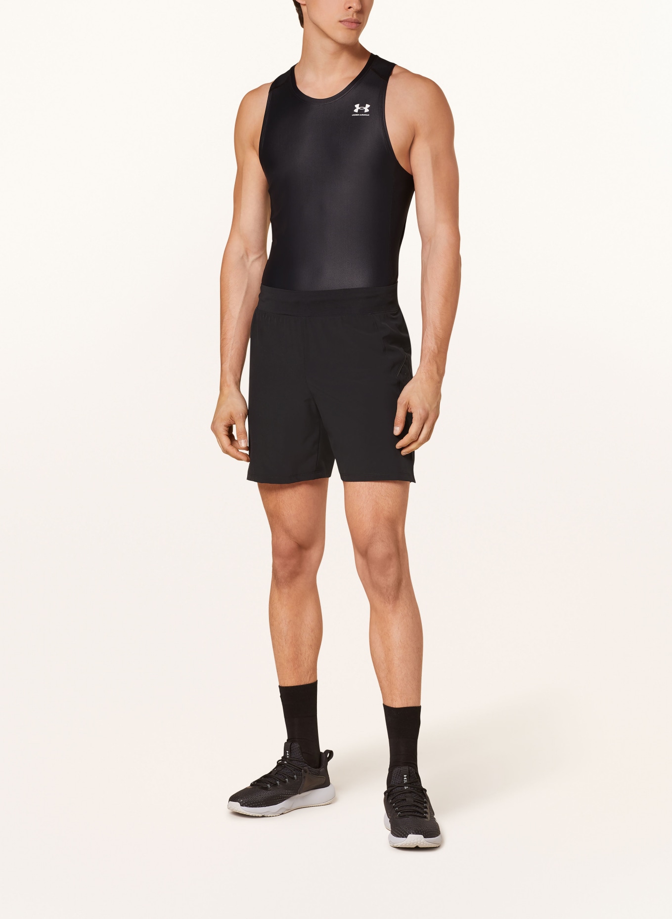 UNDER ARMOUR Running shirt ISO-CHILL, Color: BLACK (Image 2)