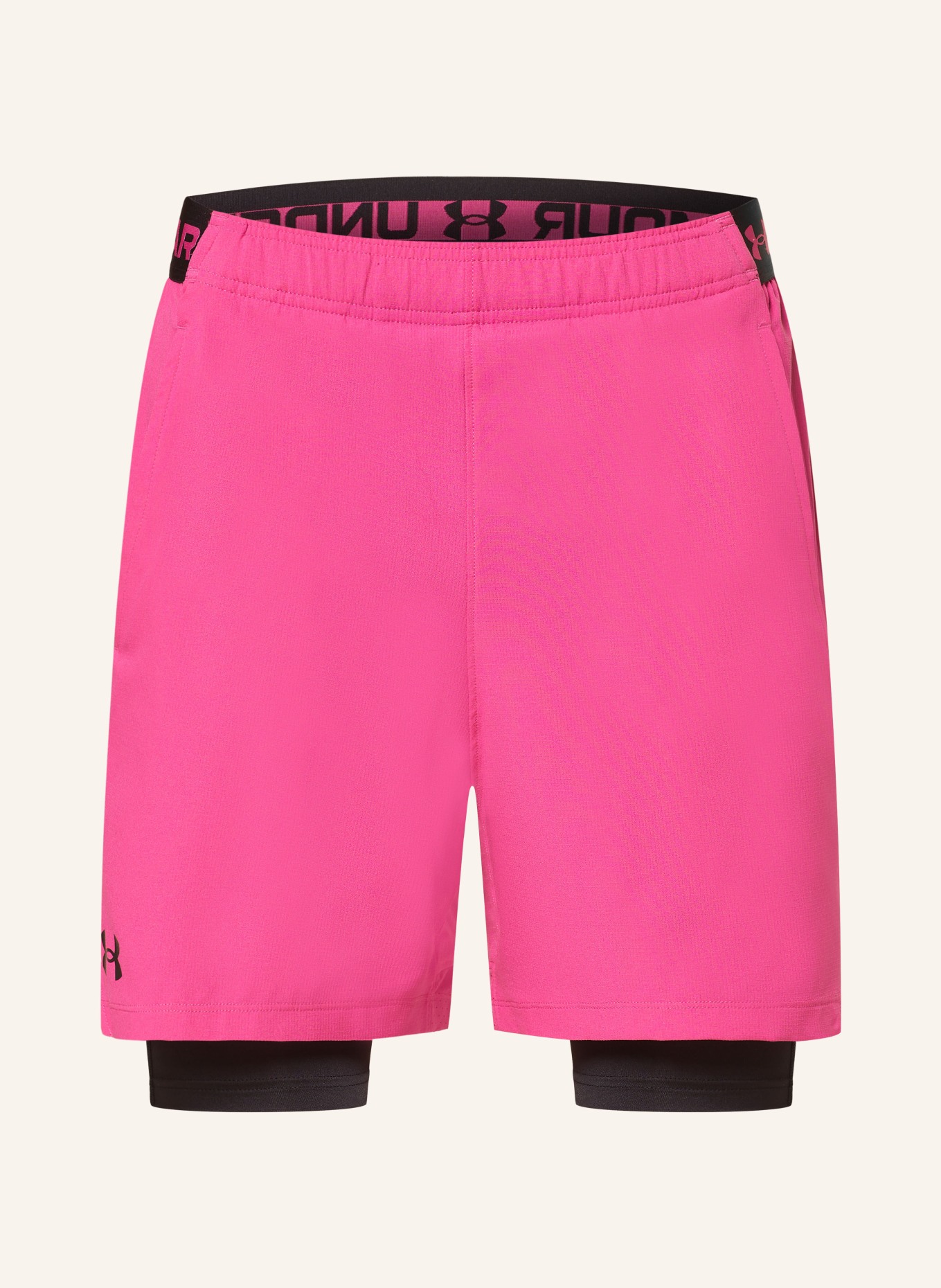 UNDER ARMOUR 2-in-1 training shorts UA VANISH, Color: PINK (Image 1)