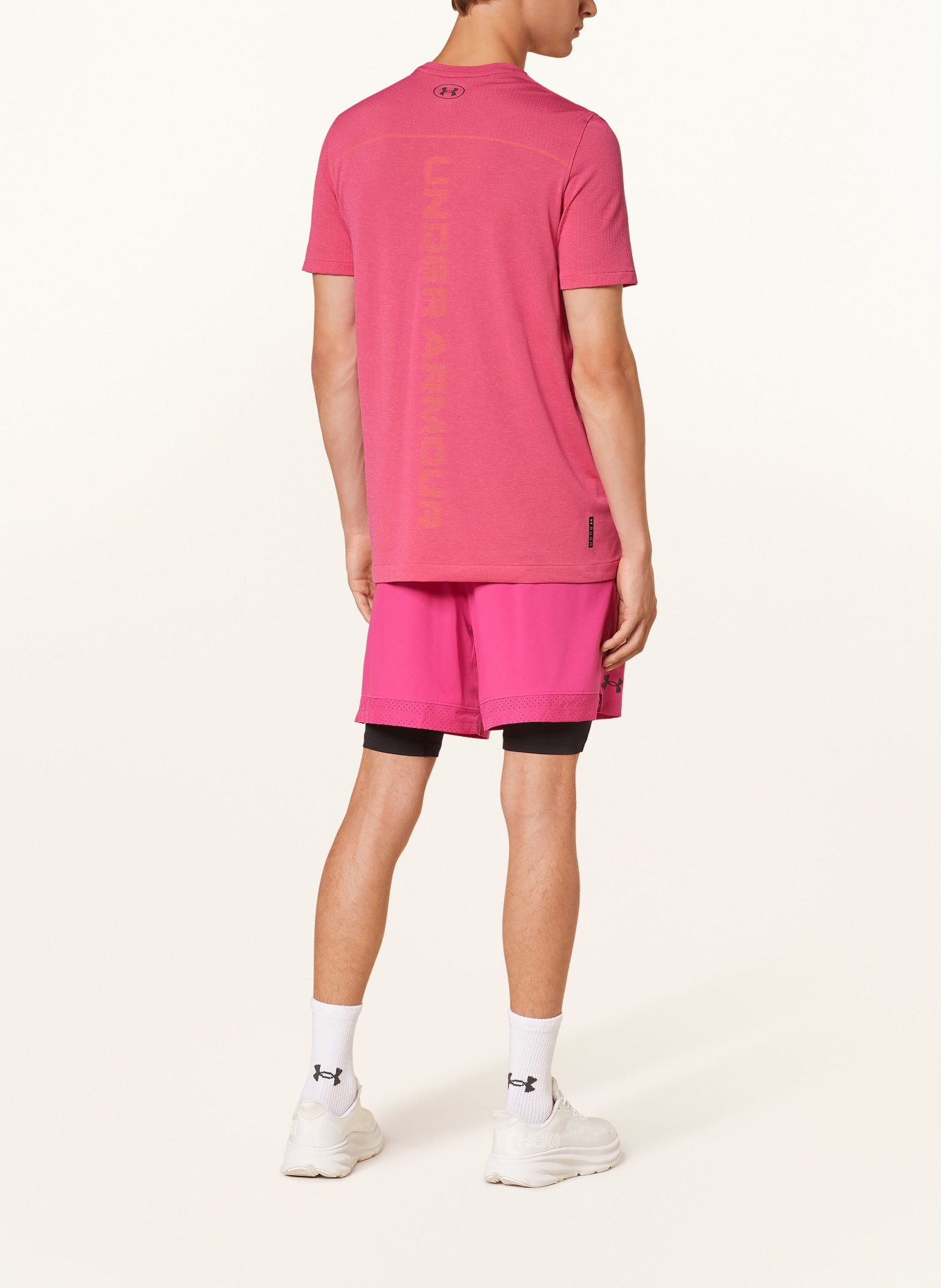 UNDER ARMOUR Running shirt VANISH ELITE SEAMLESS, Color: PINK (Image 3)