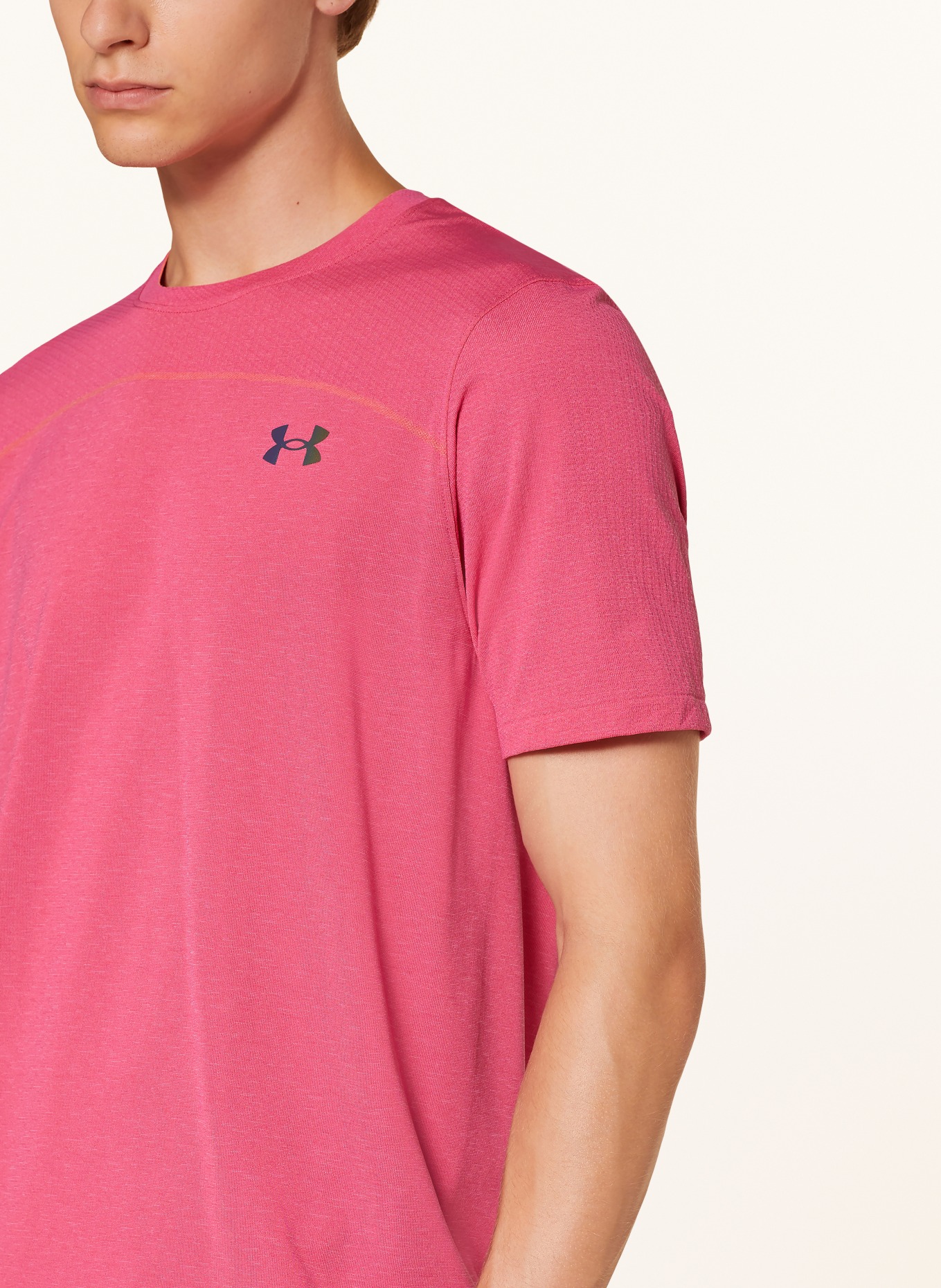 UNDER ARMOUR Running shirt VANISH ELITE SEAMLESS, Color: PINK (Image 4)