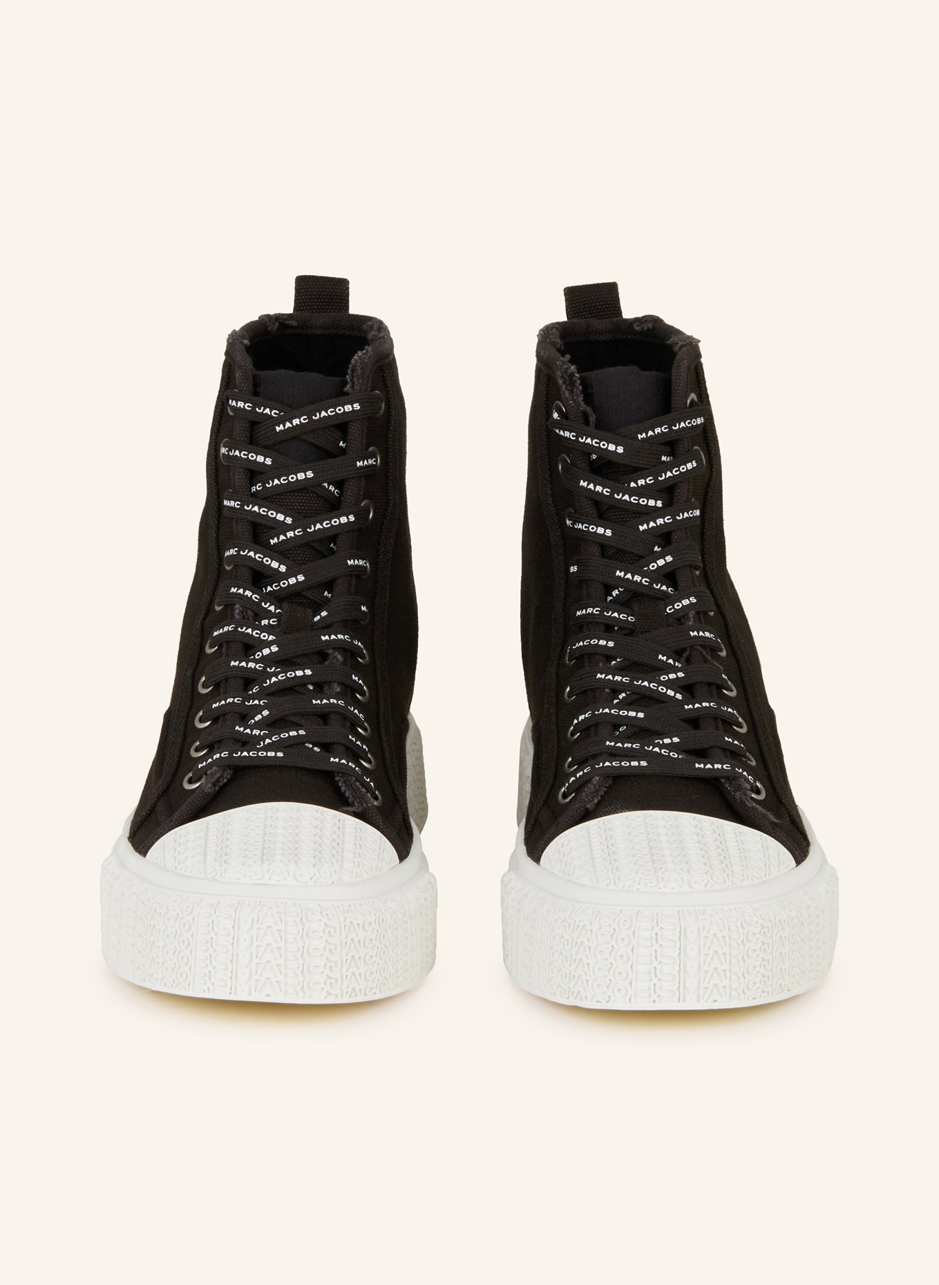 MARC JACOBS High-top sneakers THE HIGH TOP SNEAKER, Color: BLACK/ WHITE (Image 3)