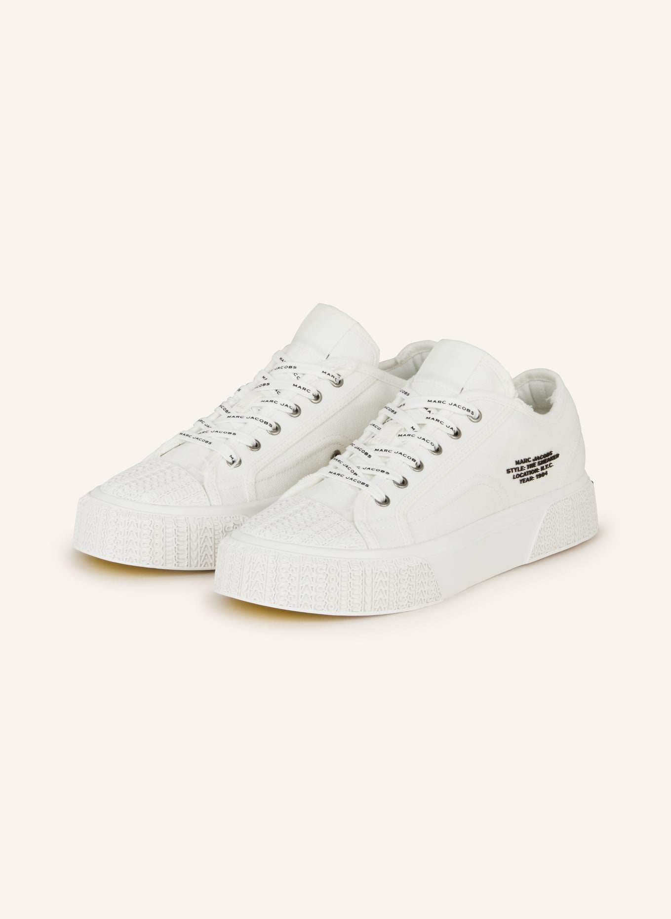 MARC JACOBS Sneakers THE SNEAKER, Color: WHITE (Image 1)