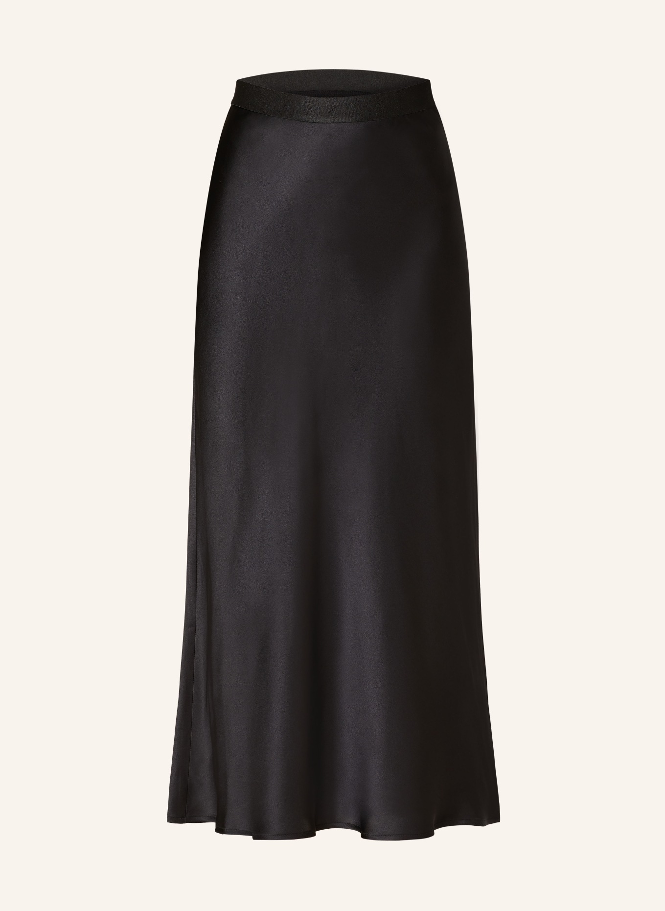 MRS & HUGS Silk skirt, Color: BLACK (Image 1)