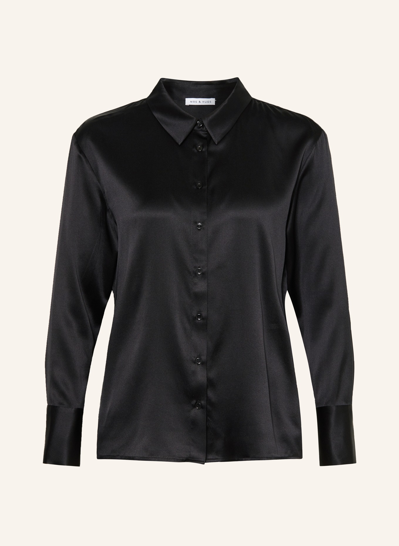 Black silk dress shirt womens clearance