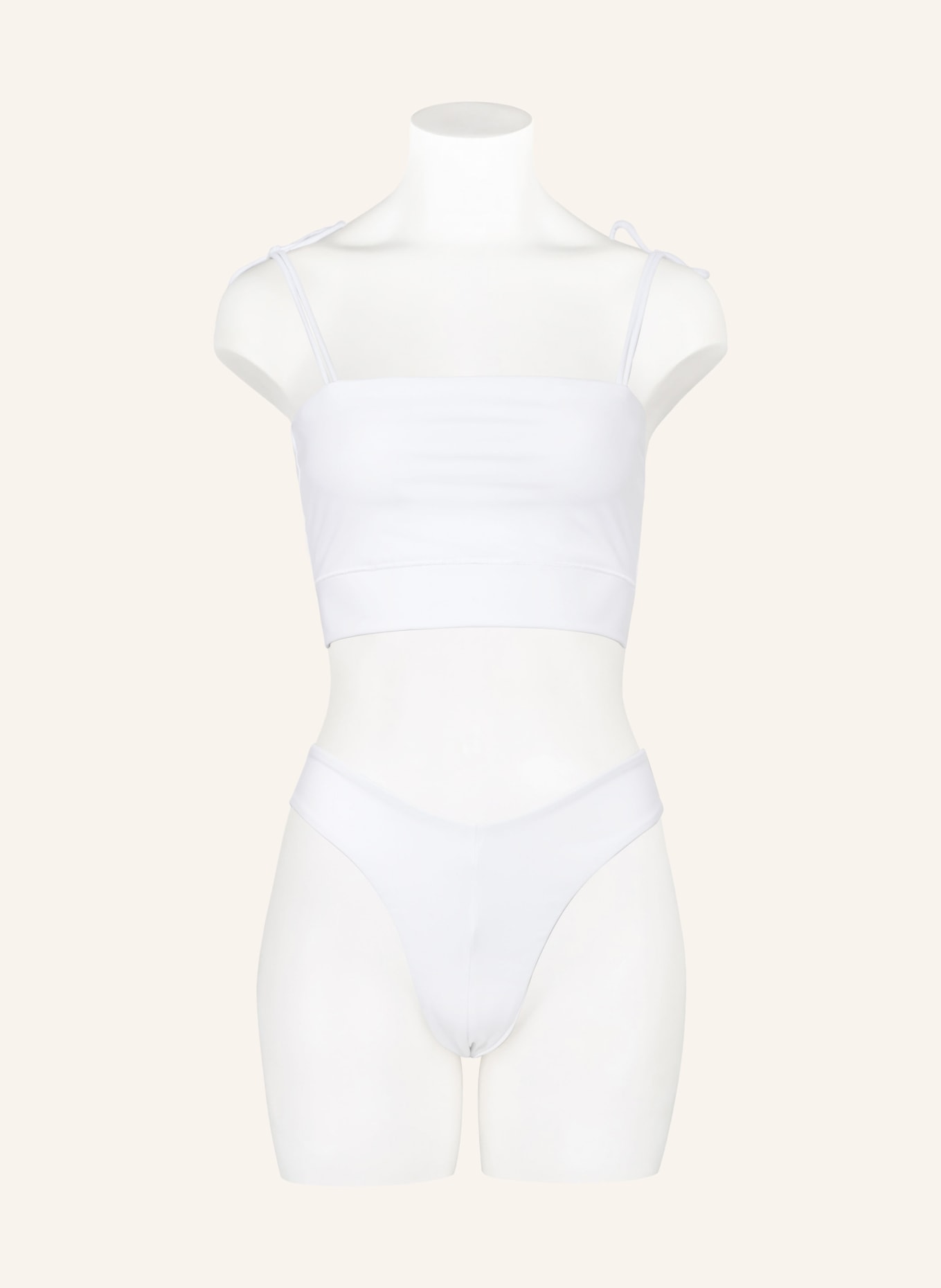 VIKTORIA LOUISE Brazilian bikini bottoms THE CHEEKS, Color: WHITE (Image 2)