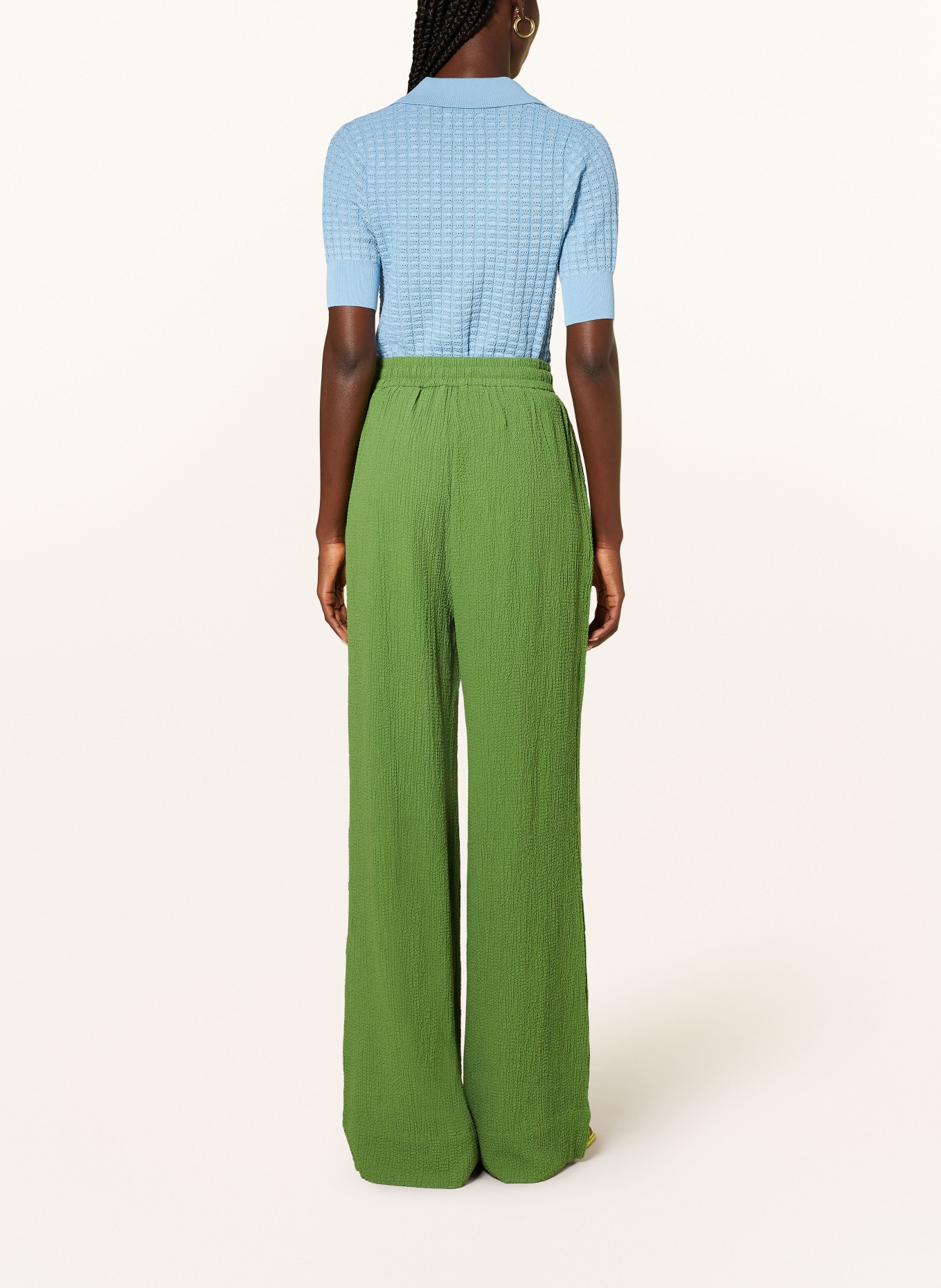 ESSENTIEL ANTWERP Trousers FROLIC, Color: GREEN (Image 3)