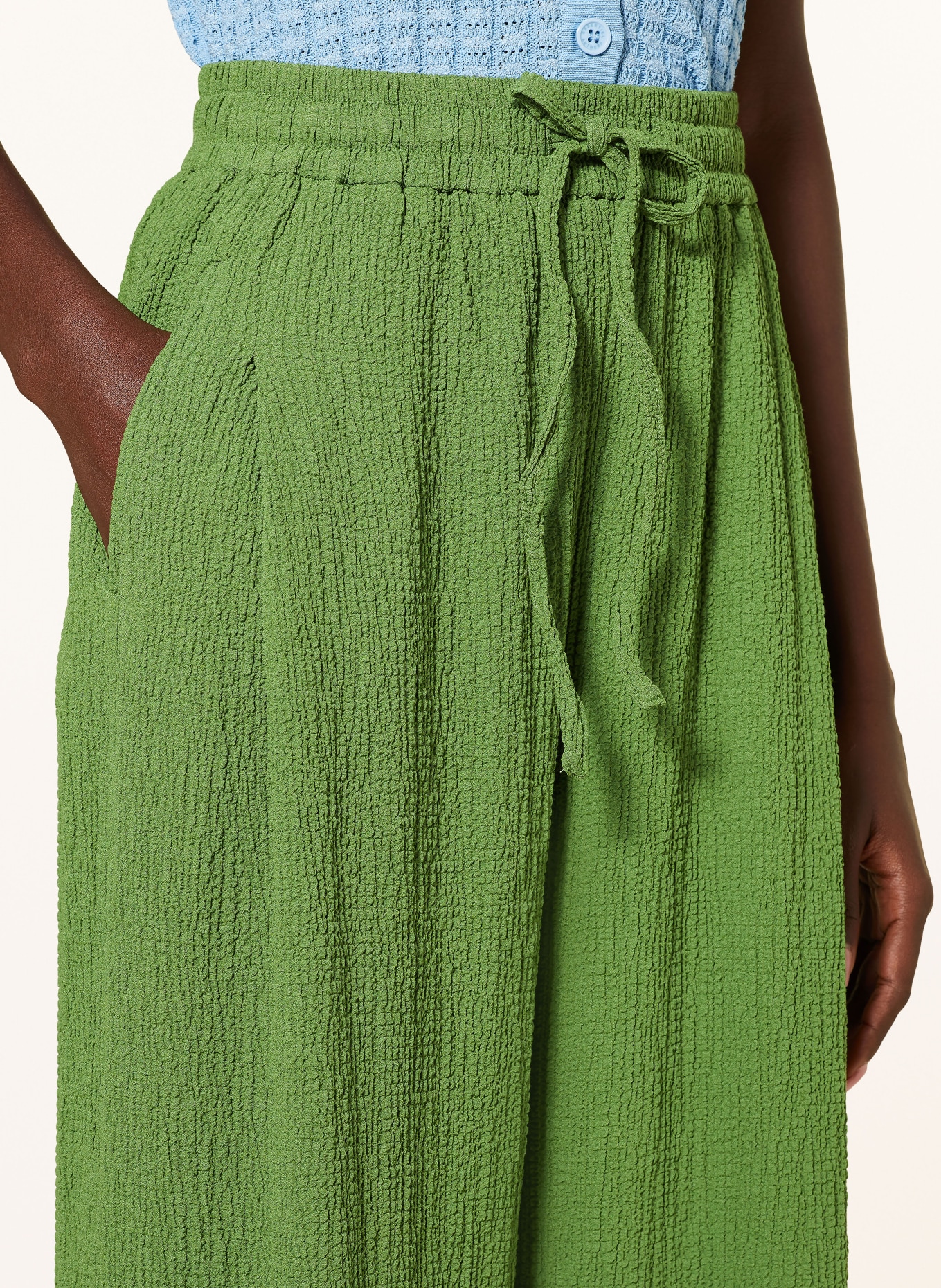 ESSENTIEL ANTWERP Trousers FROLIC, Color: GREEN (Image 5)