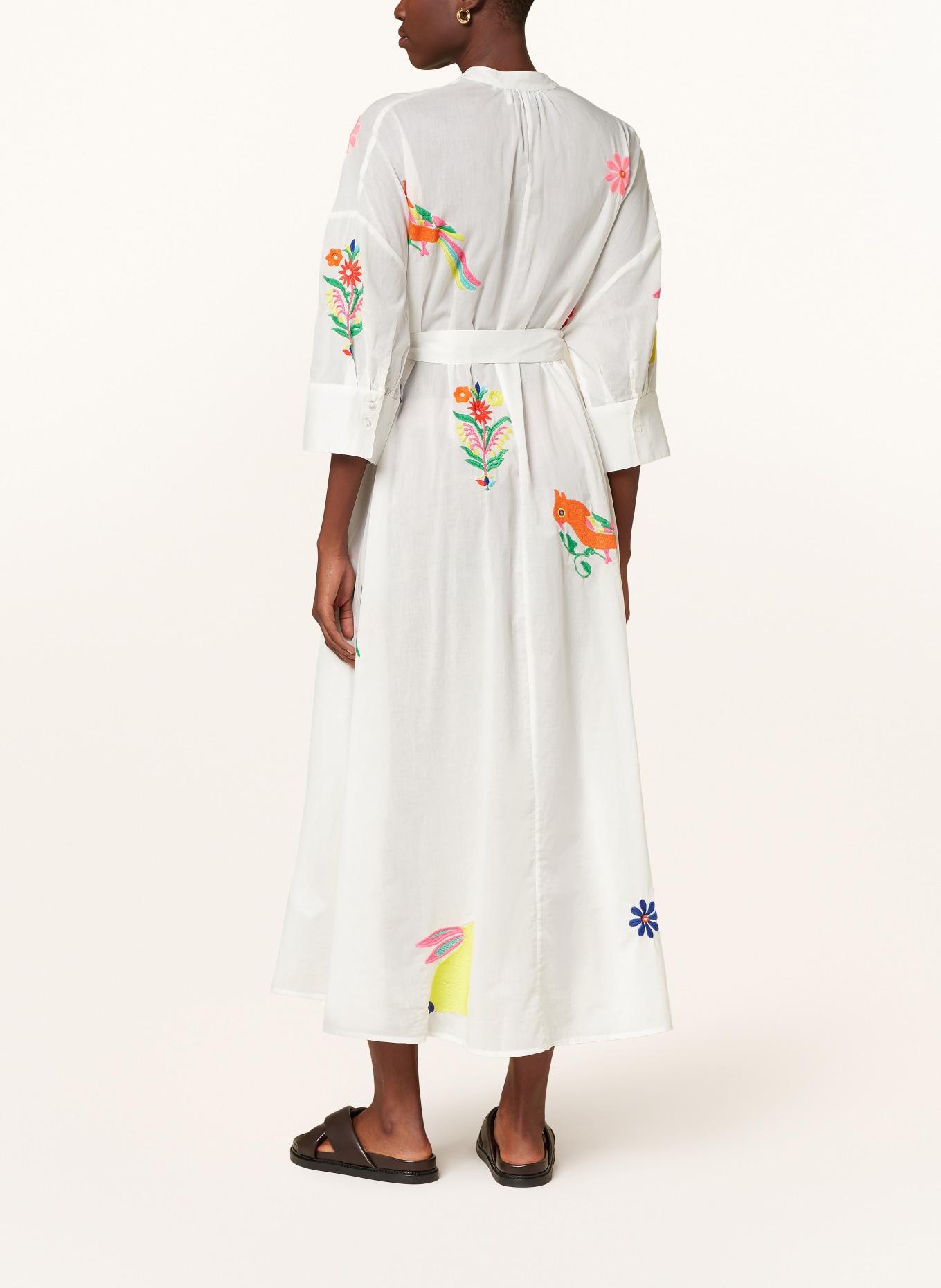ESSENTIEL ANTWERP Dress FINDIA with 3/4 sleeves, Color: WHITE (Image 3)