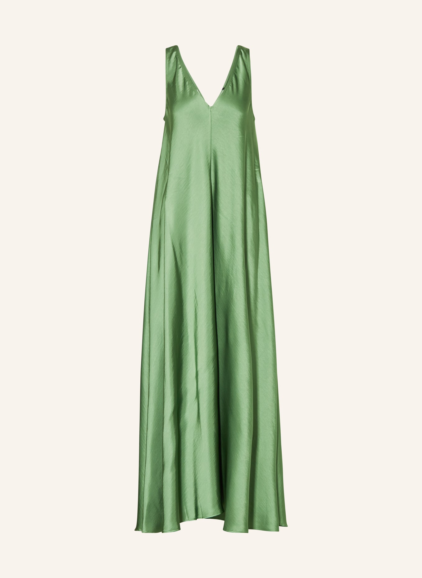 ESSENTIEL ANTWERP Satin dress FULU, Color: GREEN (Image 1)