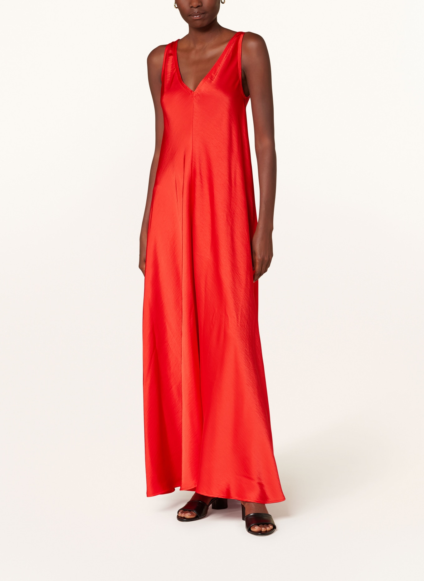 ESSENTIEL ANTWERP Satin dress FULU, Color: RED (Image 2)