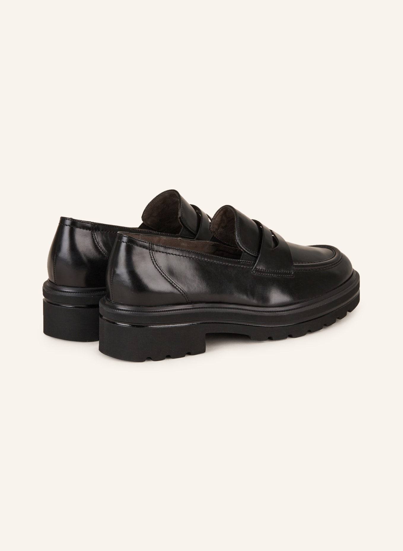 paul green Penny loafers, Color: BLACK (Image 2)