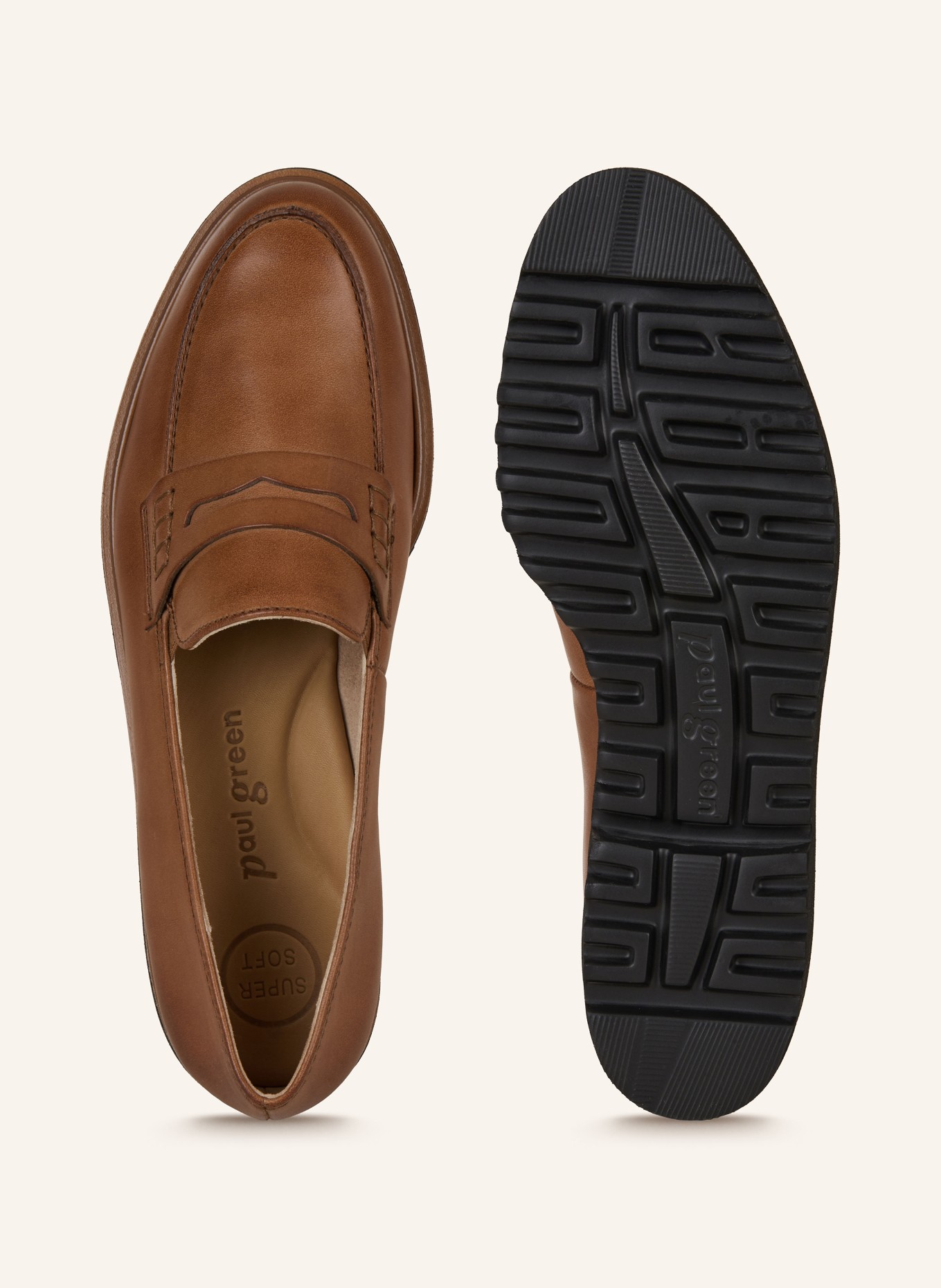 paul green Penny loafers, Color: BROWN (Image 5)