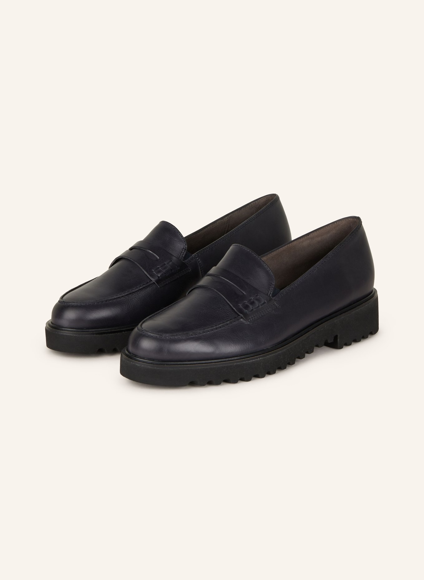 paul green Penny loafers, Color: DARK BLUE (Image 1)