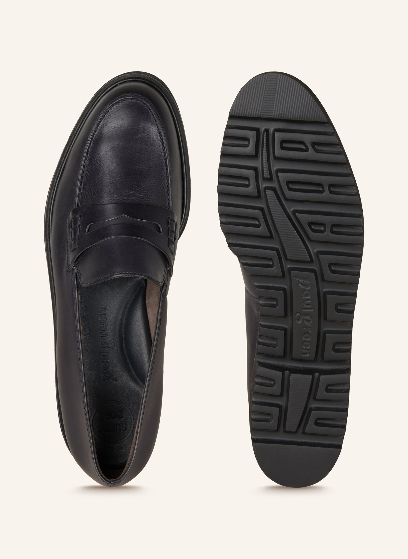 paul green Penny loafers, Color: DARK BLUE (Image 5)