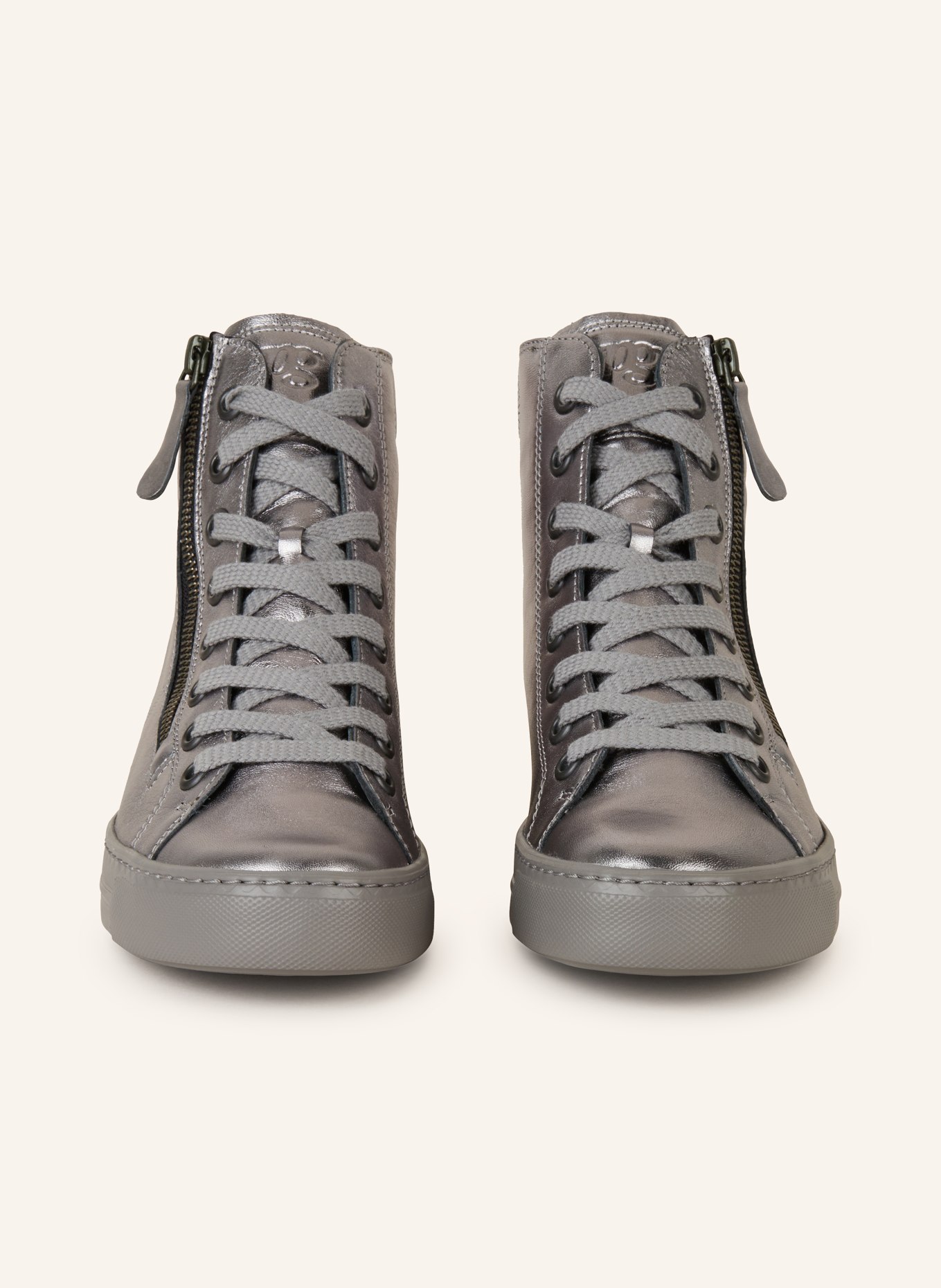 paul green Lace-up boots NAPPA, Color: SILVER (Image 3)
