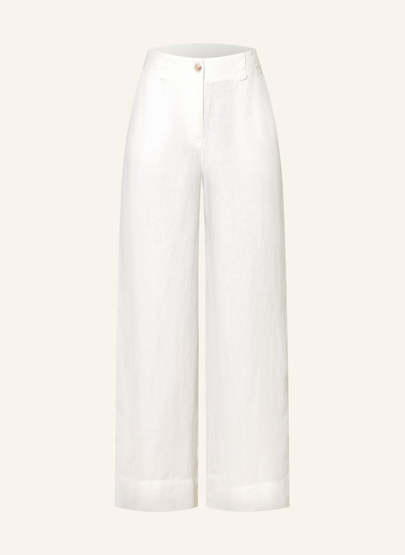 REISS Linen trousers DEMI, Color: WHITE (Image 1)