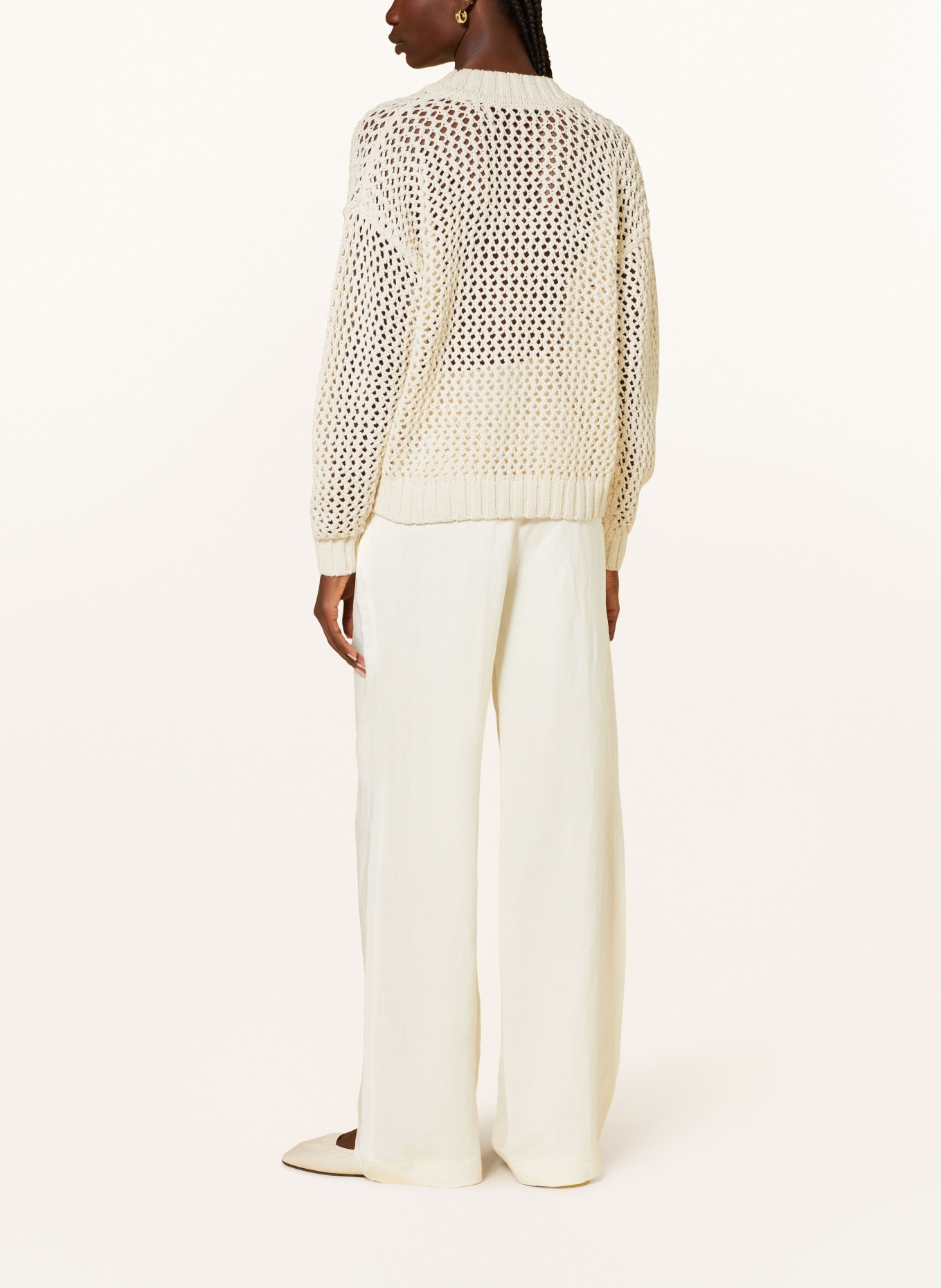 REISS Sweater LARISSA with linen, Color: WHITE (Image 3)