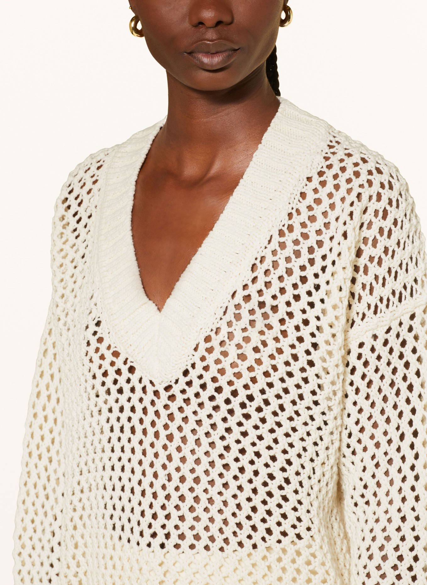 REISS Sweater LARISSA with linen, Color: WHITE (Image 4)