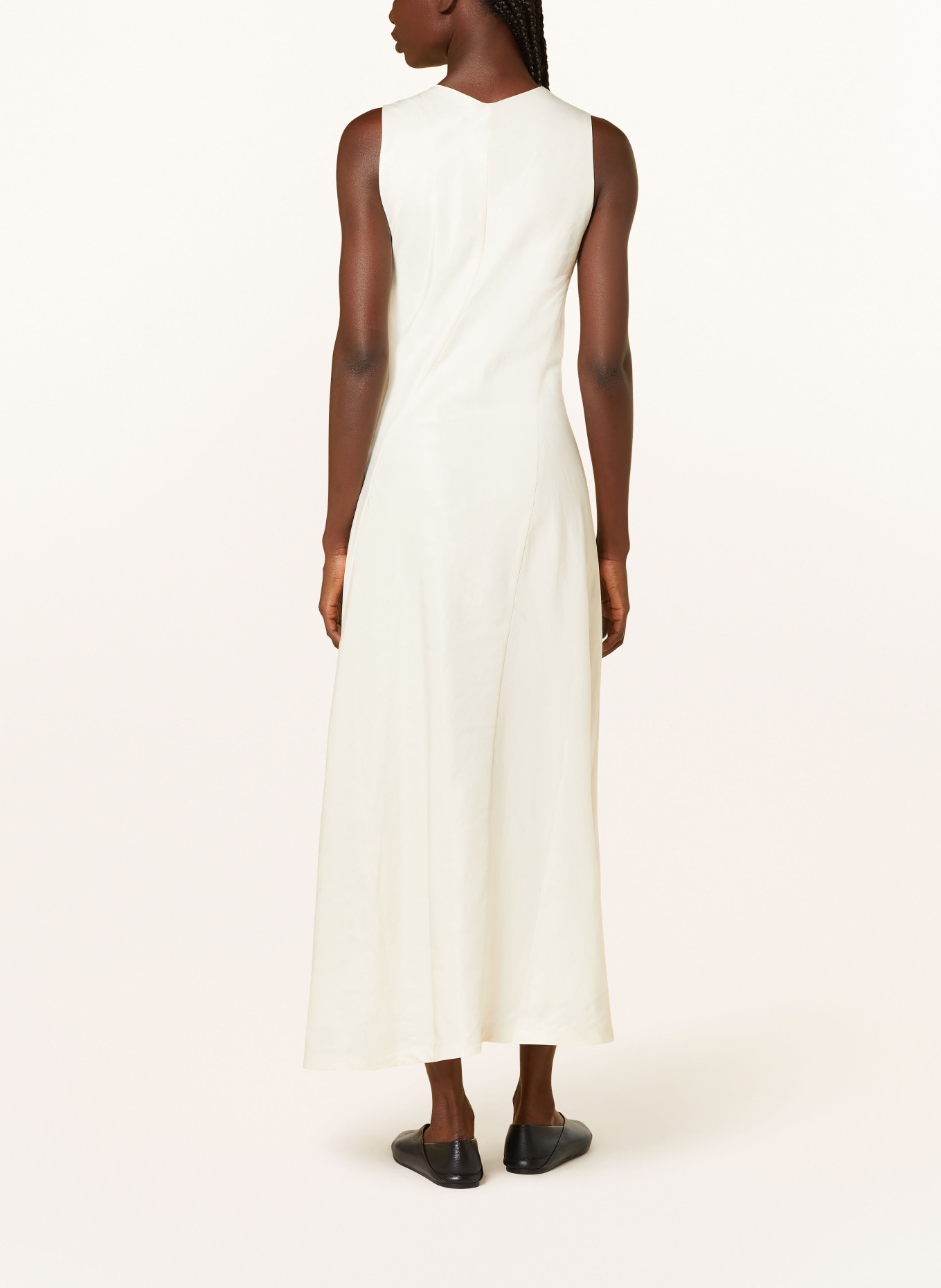 Calvin Klein Kleid mit Leinen, Farbe: CREME (Bild 3)