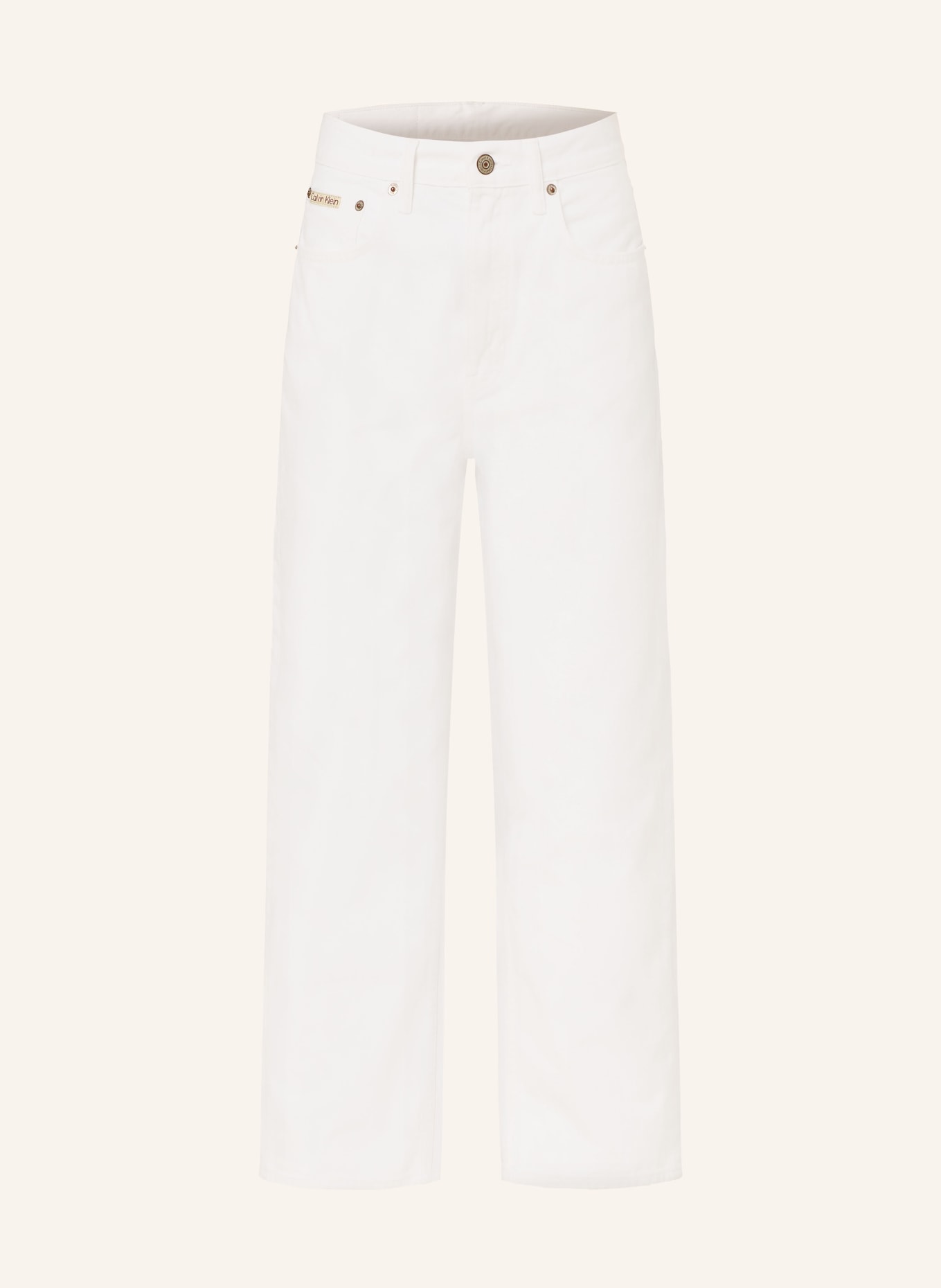 Calvin Klein Jeansy straight BARREL, Kolor: 0K8 Ck Classic White (Obrazek 1)