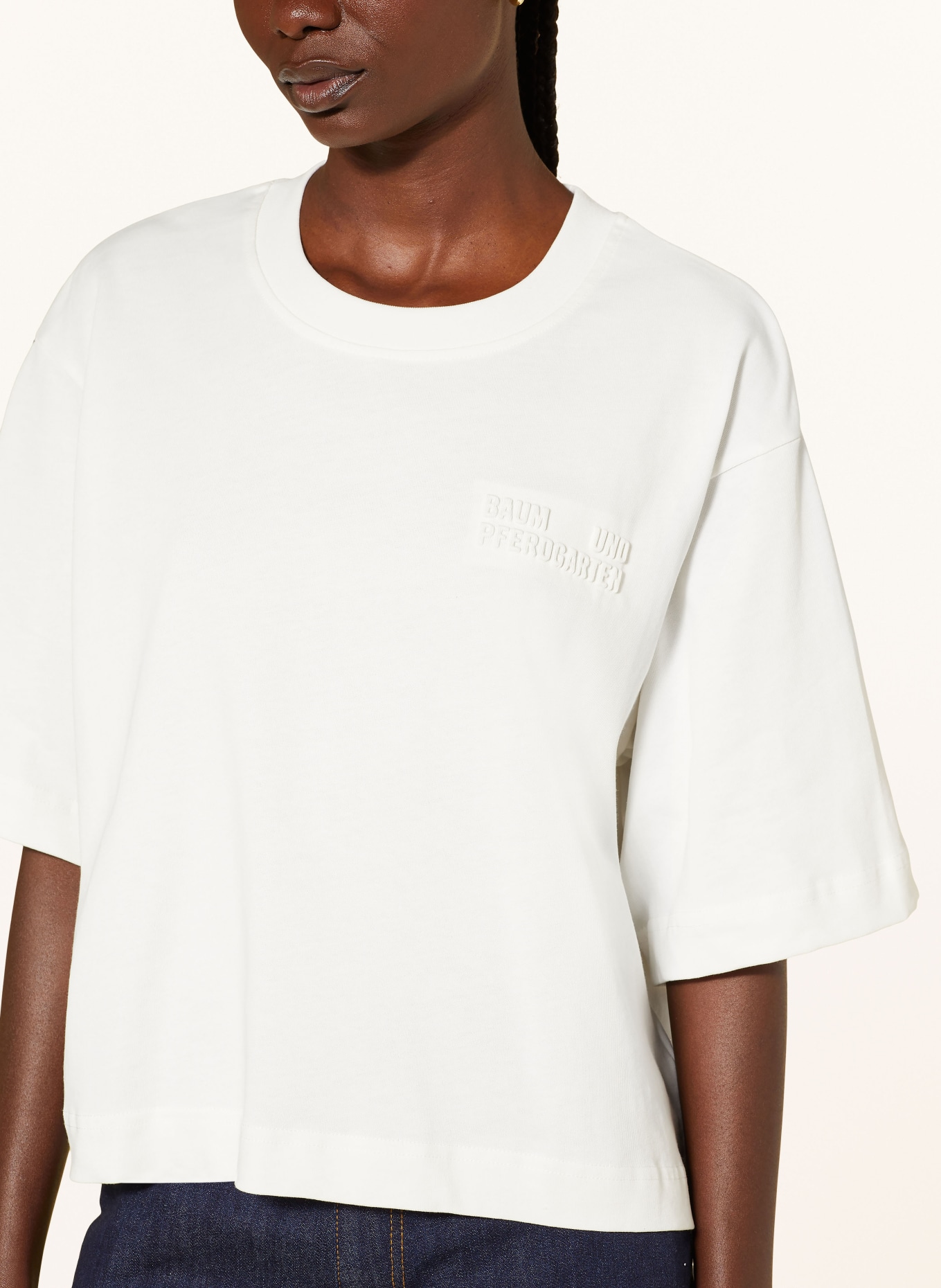 BAUM UND PFERDGARTEN T-shirt JIANA, Color: WHITE (Image 4)