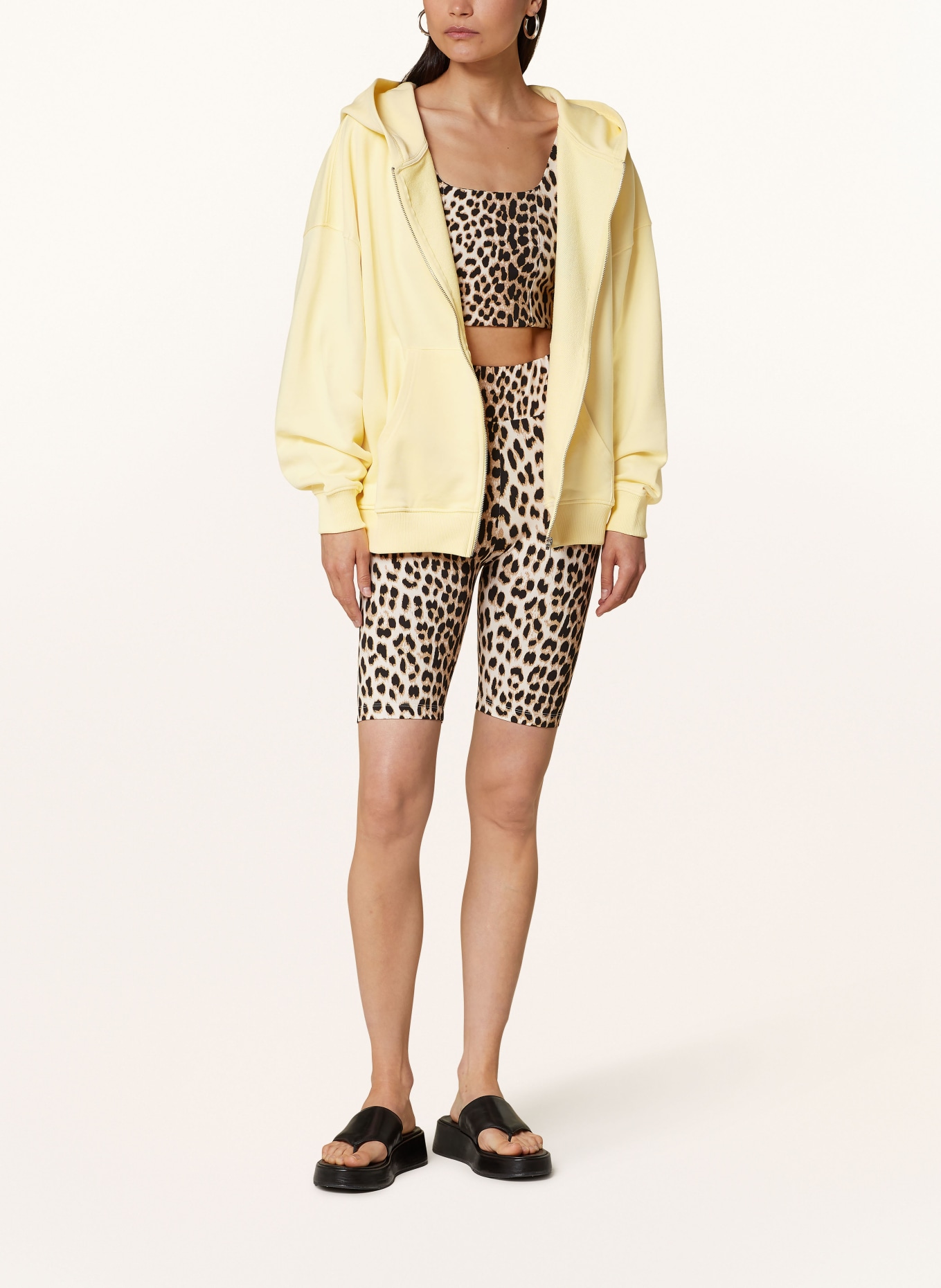 OH APRIL Sweat jacket, Color: BLUE/ YELLOW (Image 3)