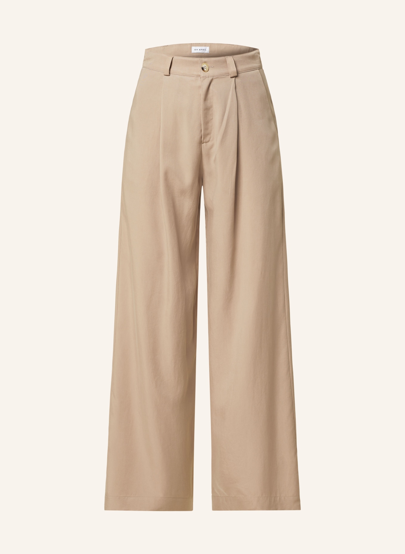 OH APRIL Wide leg trousers ELIZA, Color: TAUPE (Image 1)