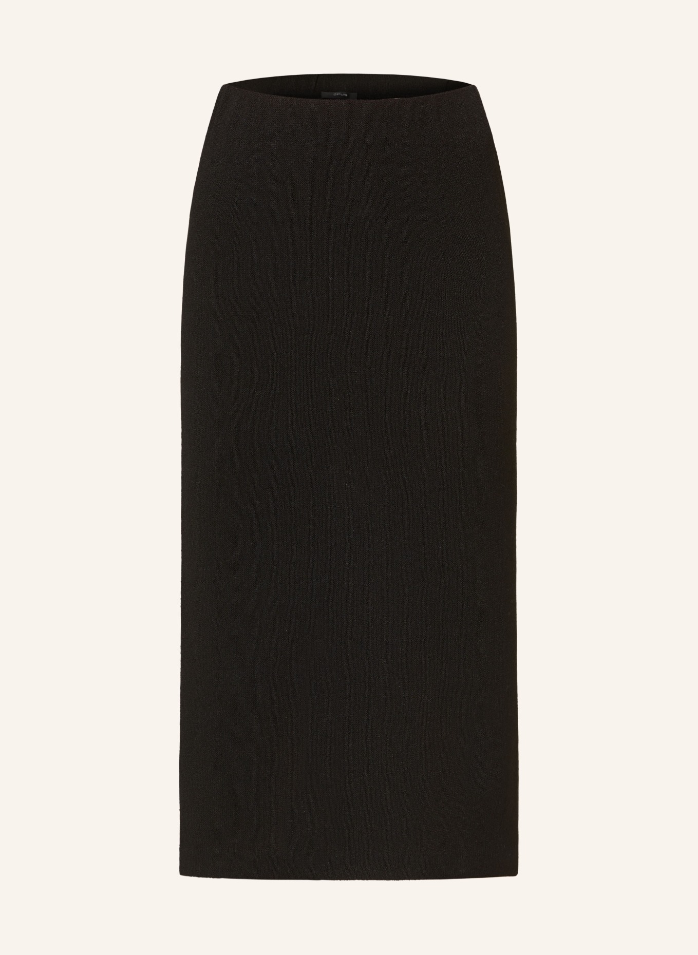 OPUS Knit skirt ROBINIA, Color: BLACK (Image 1)