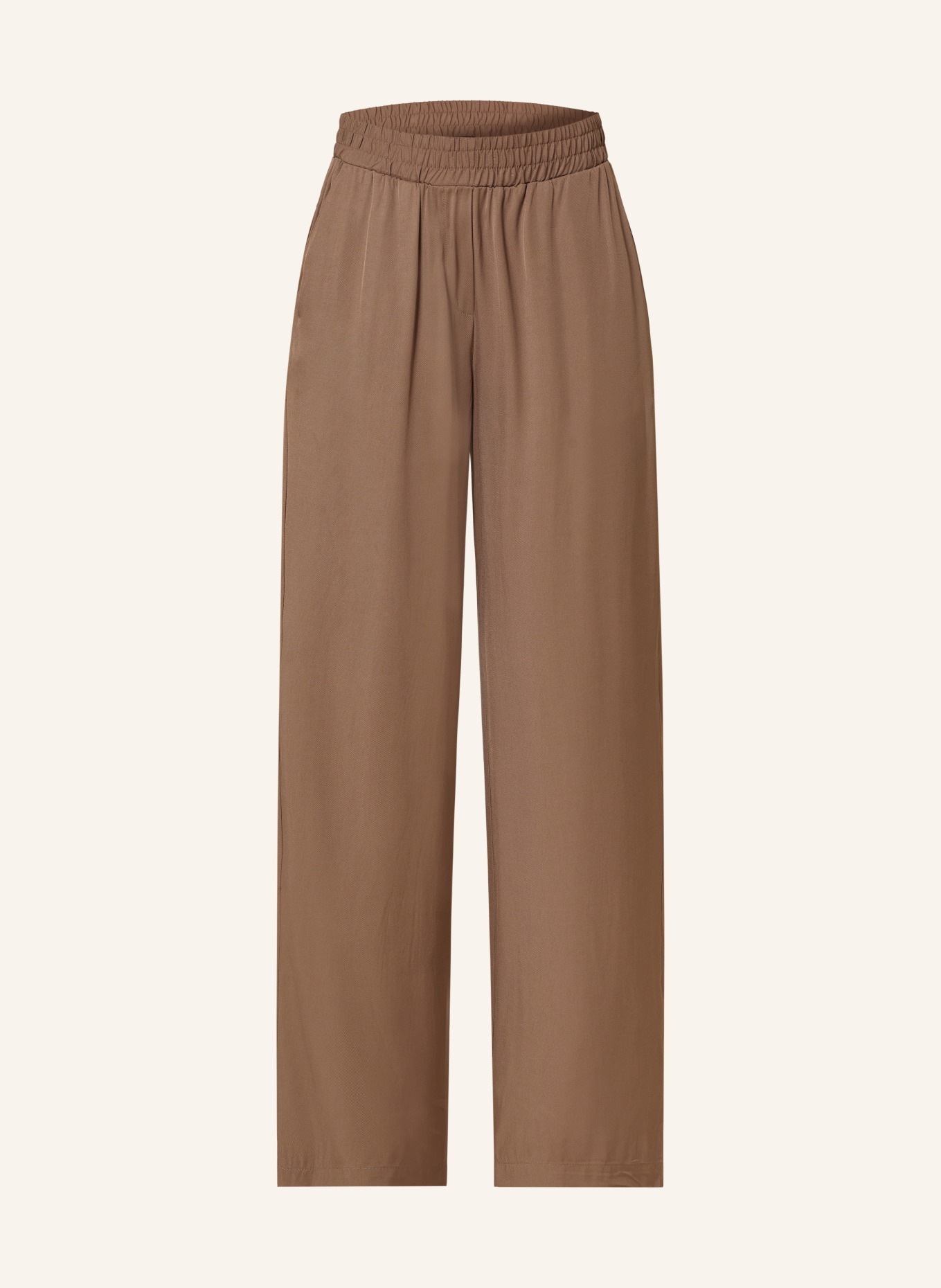 OPUS Wide leg trousers MIMAS, Color: BROWN (Image 1)