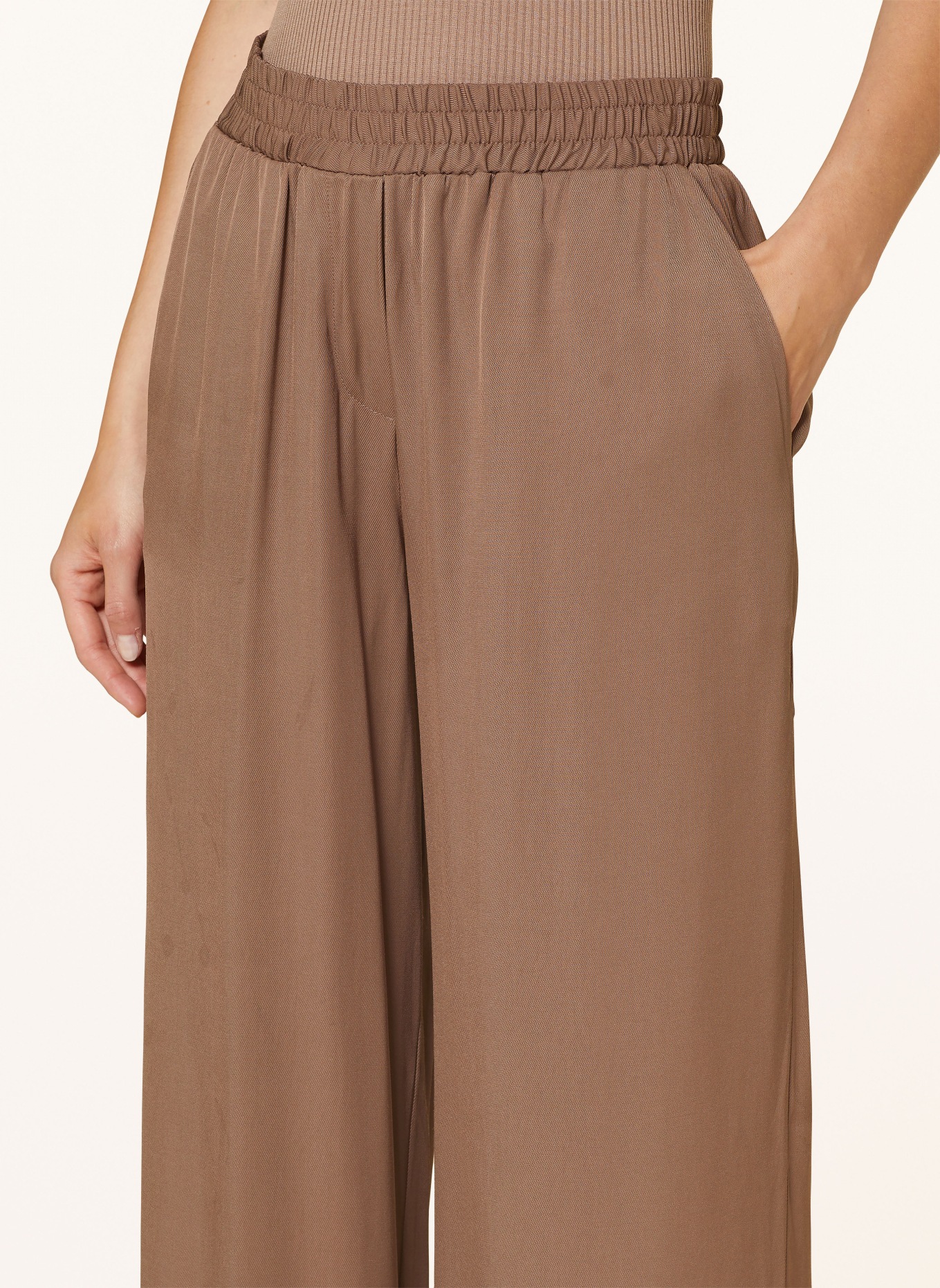 OPUS Wide leg trousers MIMAS, Color: BROWN (Image 5)