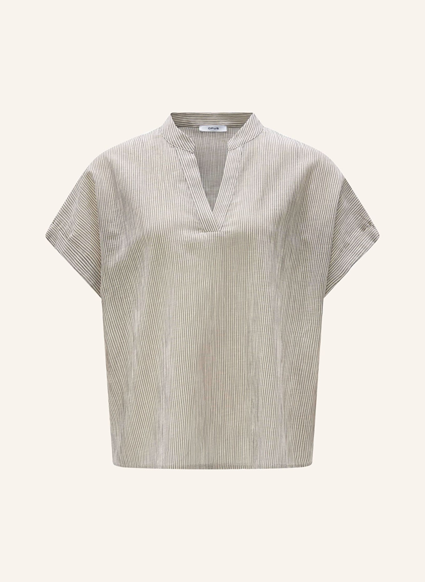 OPUS Shirt blouse FLANDRA, Color: CREAM/ BLACK (Image 1)