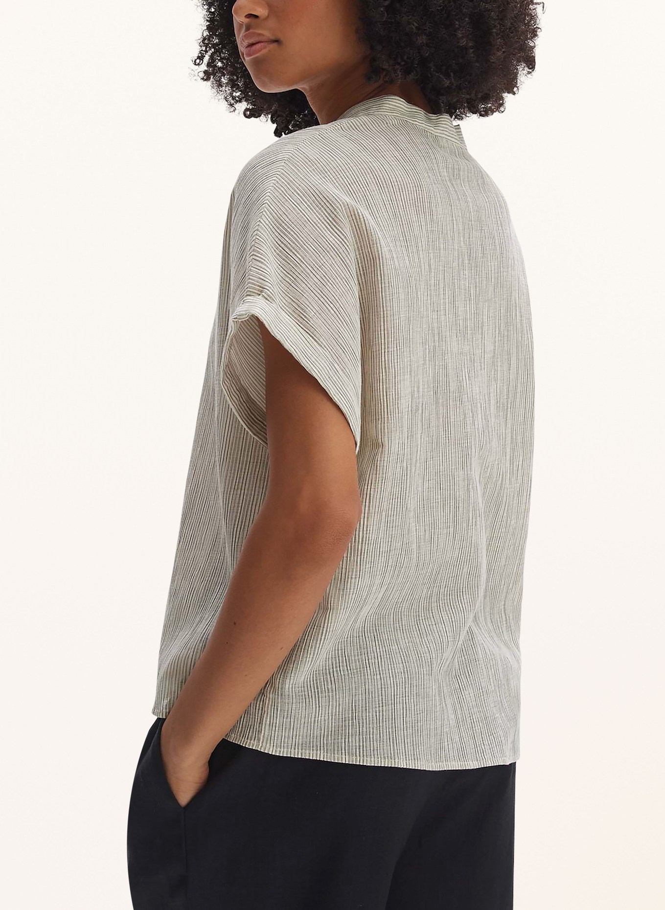 OPUS Shirt blouse FLANDRA, Color: CREAM/ BLACK (Image 3)
