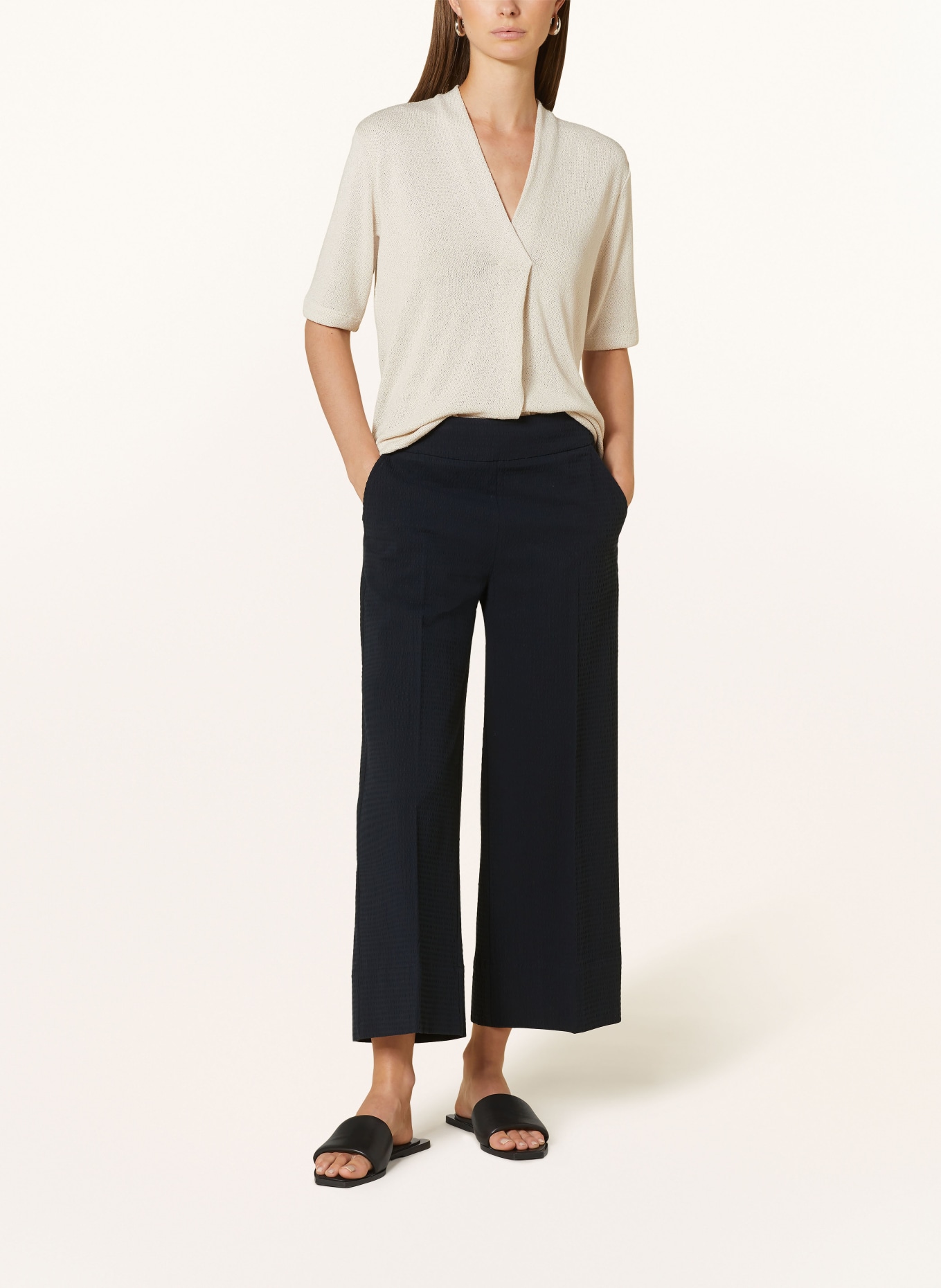 OPUS Culottes MISHA, Color: DARK BLUE (Image 2)