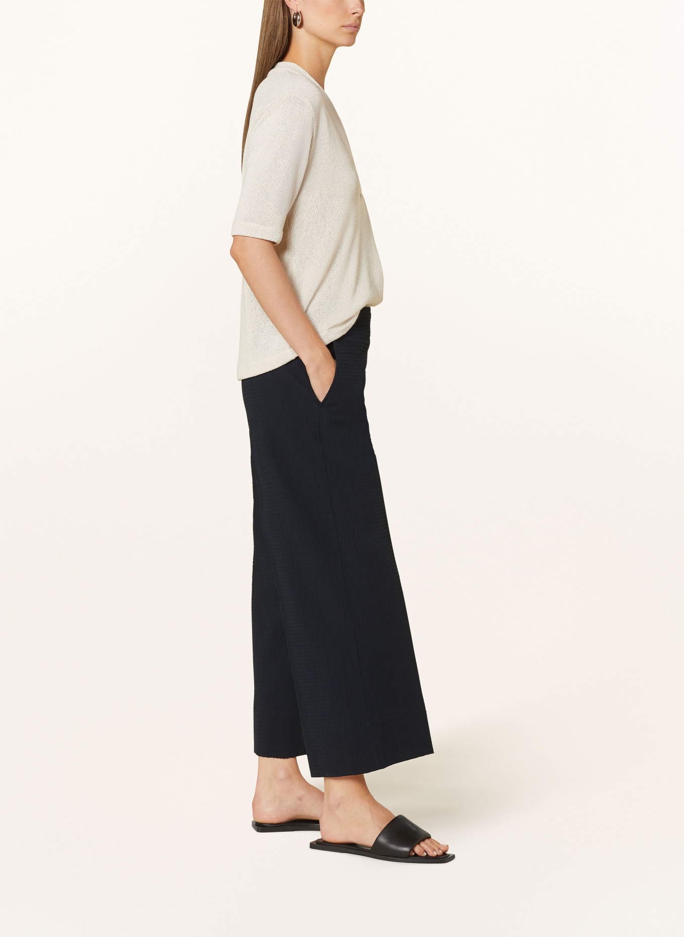 OPUS Culottes MISHA, Color: DARK BLUE (Image 4)