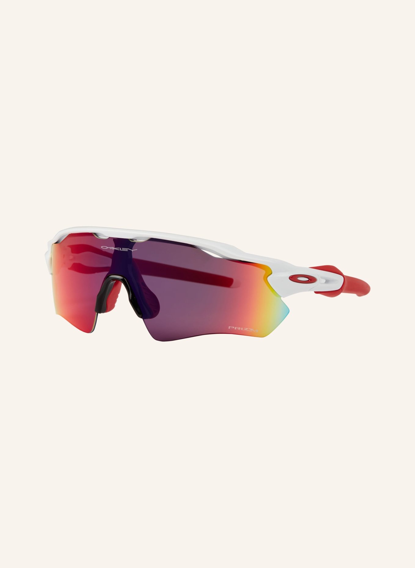 OAKLEY Cycling sunglasses RADAR® EV PATH®, Color: 920805 - WHITE/ PURPLE MIRRORED (Image 1)