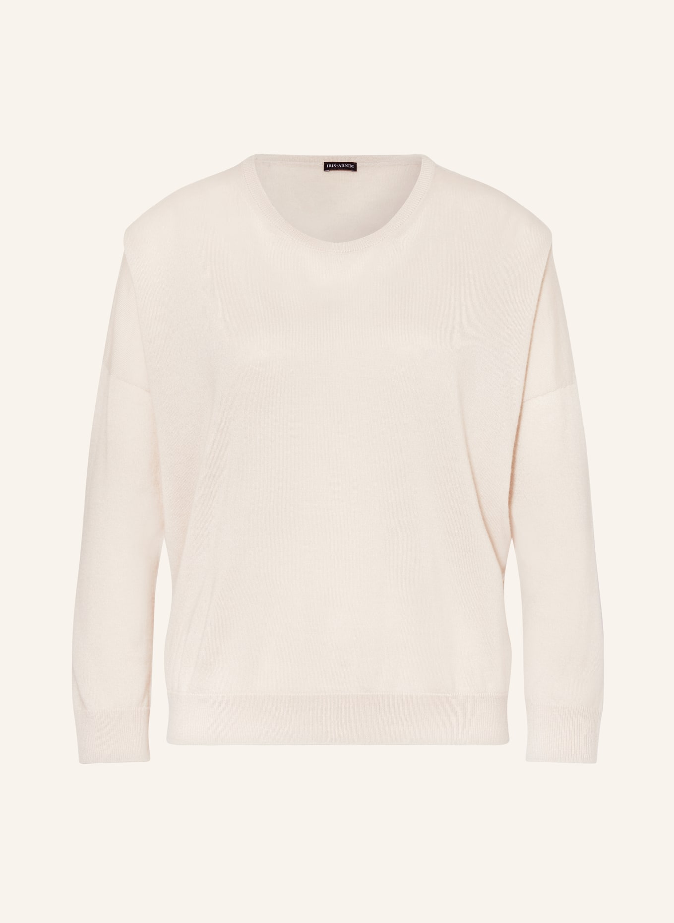 IRIS von ARNIM Cashmere sweater LANETT, Color: CREAM (Image 1)