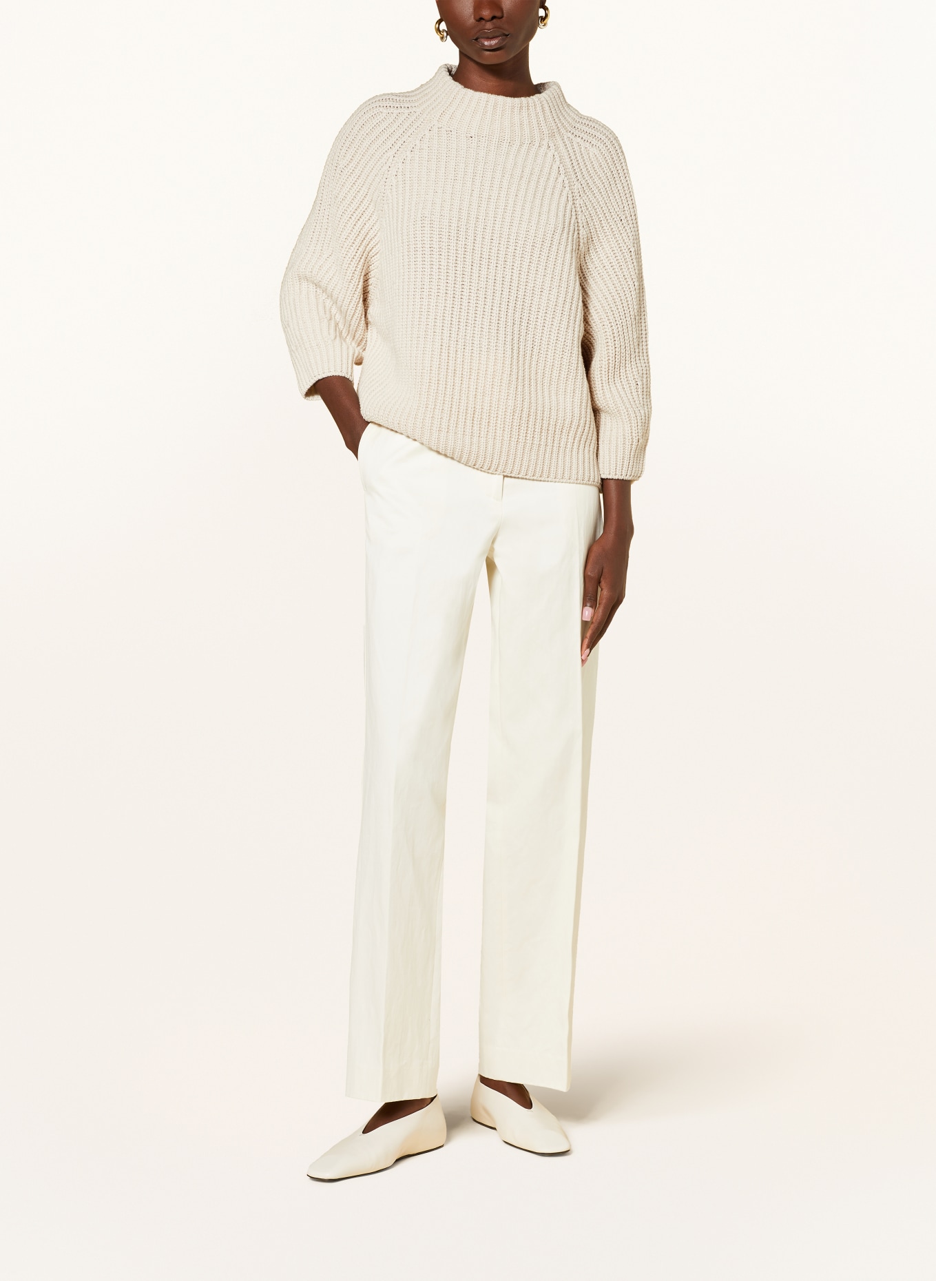 IRIS von ARNIM Cashmere sweater FALLOU, Color: CREAM (Image 2)