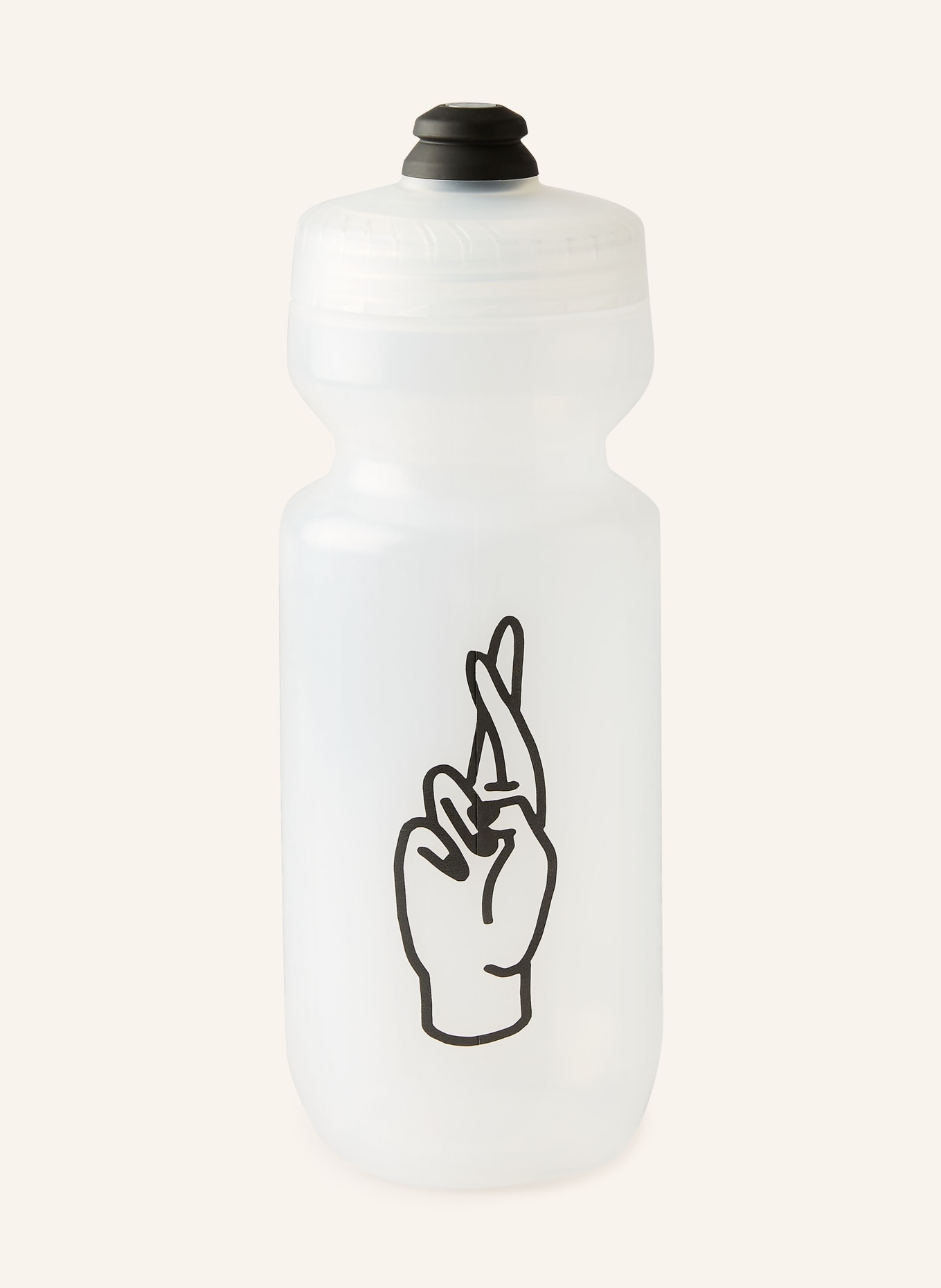 FINGERSCROSSED Trinkflasche BIDON, Farbe: WEISS (Bild 1)