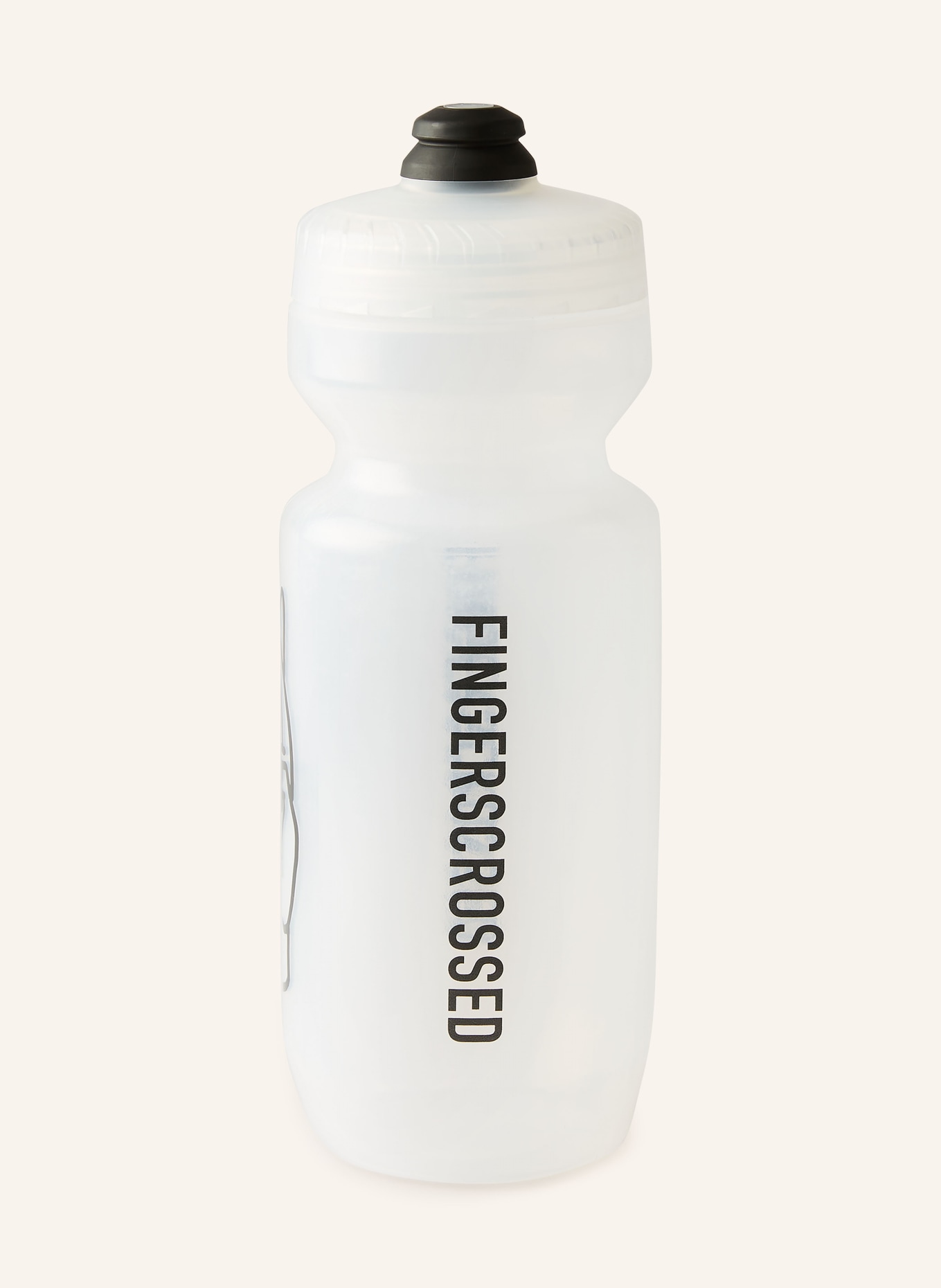 FINGERSCROSSED Water bottle BIDON, Color: WHITE (Image 2)