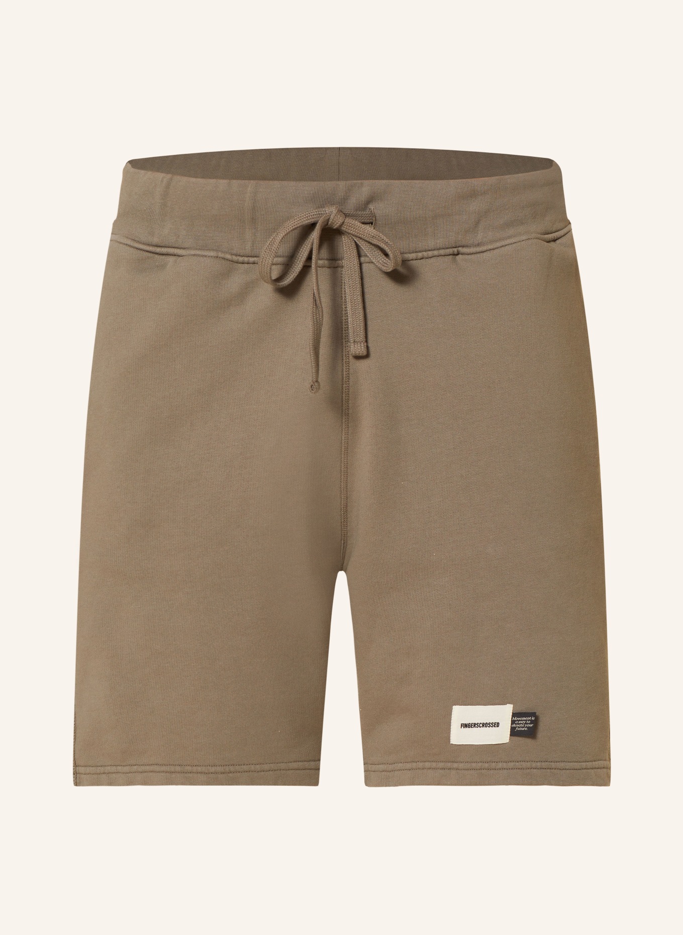 FINGERSCROSSED Sweat shorts MOVEMENT, Color: OLIVE (Image 1)