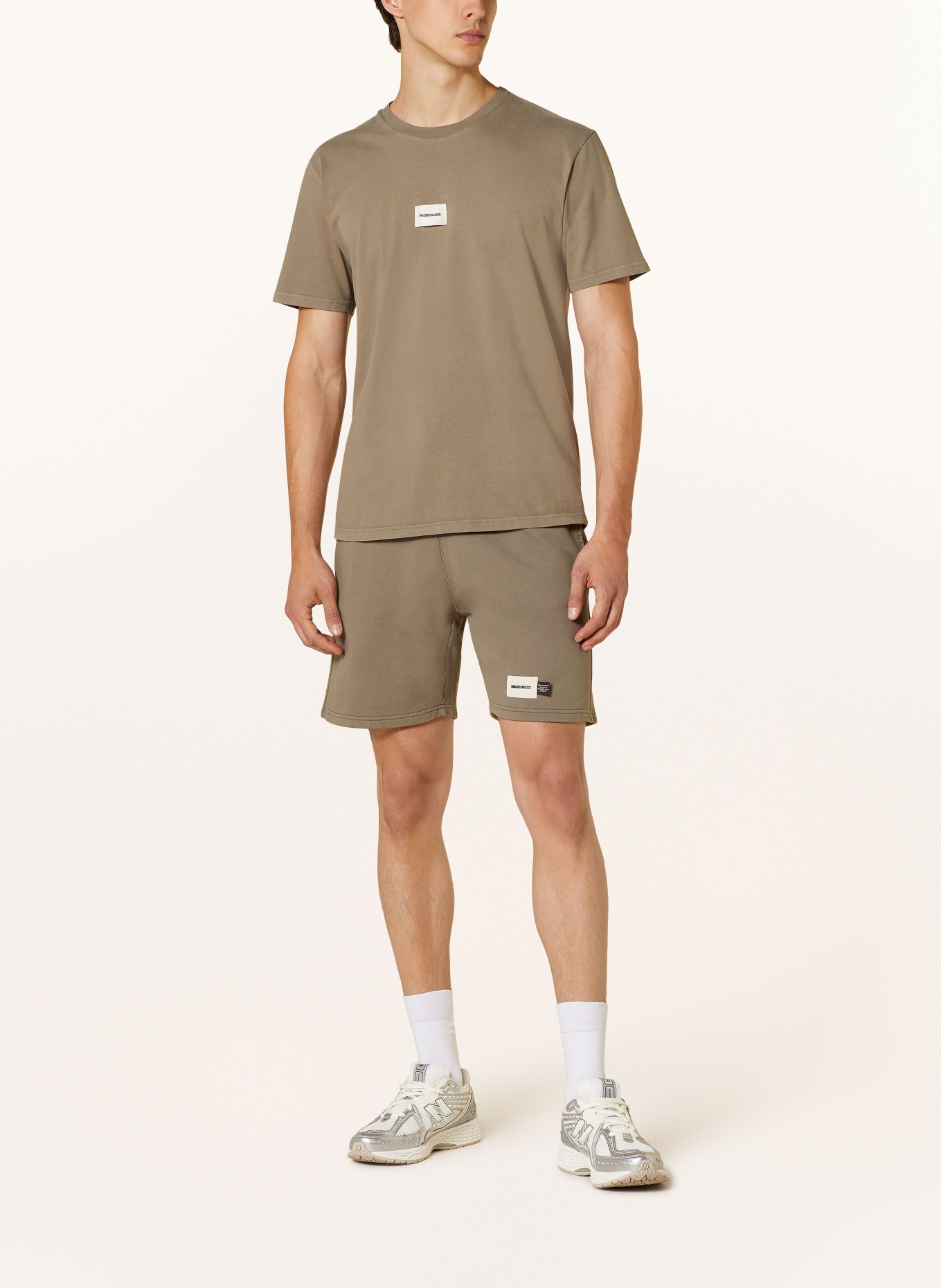 FINGERSCROSSED T-Shirt MOVEMENT, Farbe: WEISS/ OLIV (Bild 3)