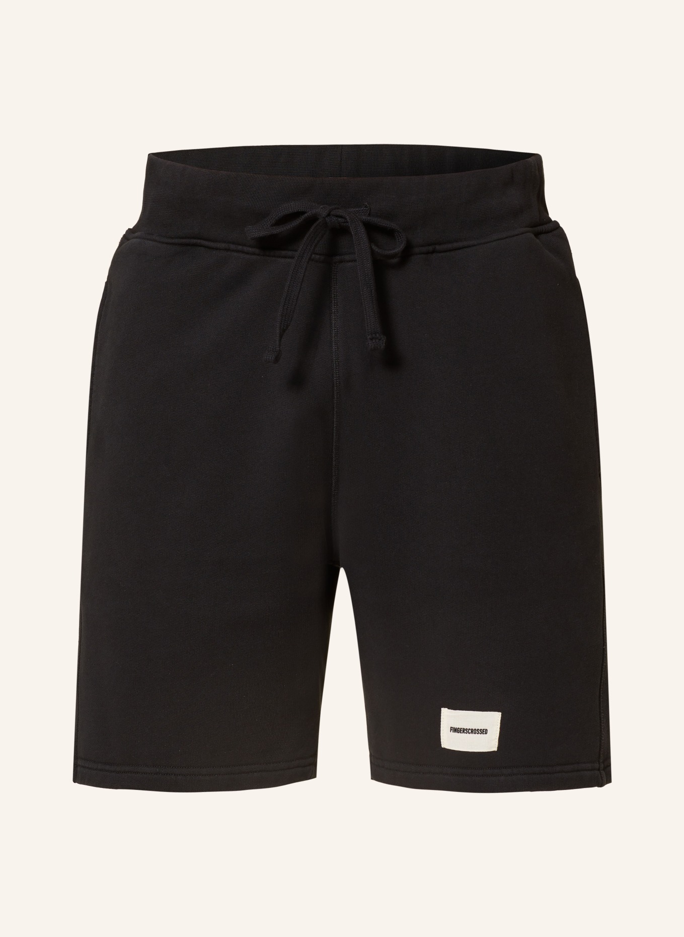 FINGERSCROSSED Sweat shorts CLASSIC, Color: BLACK (Image 1)