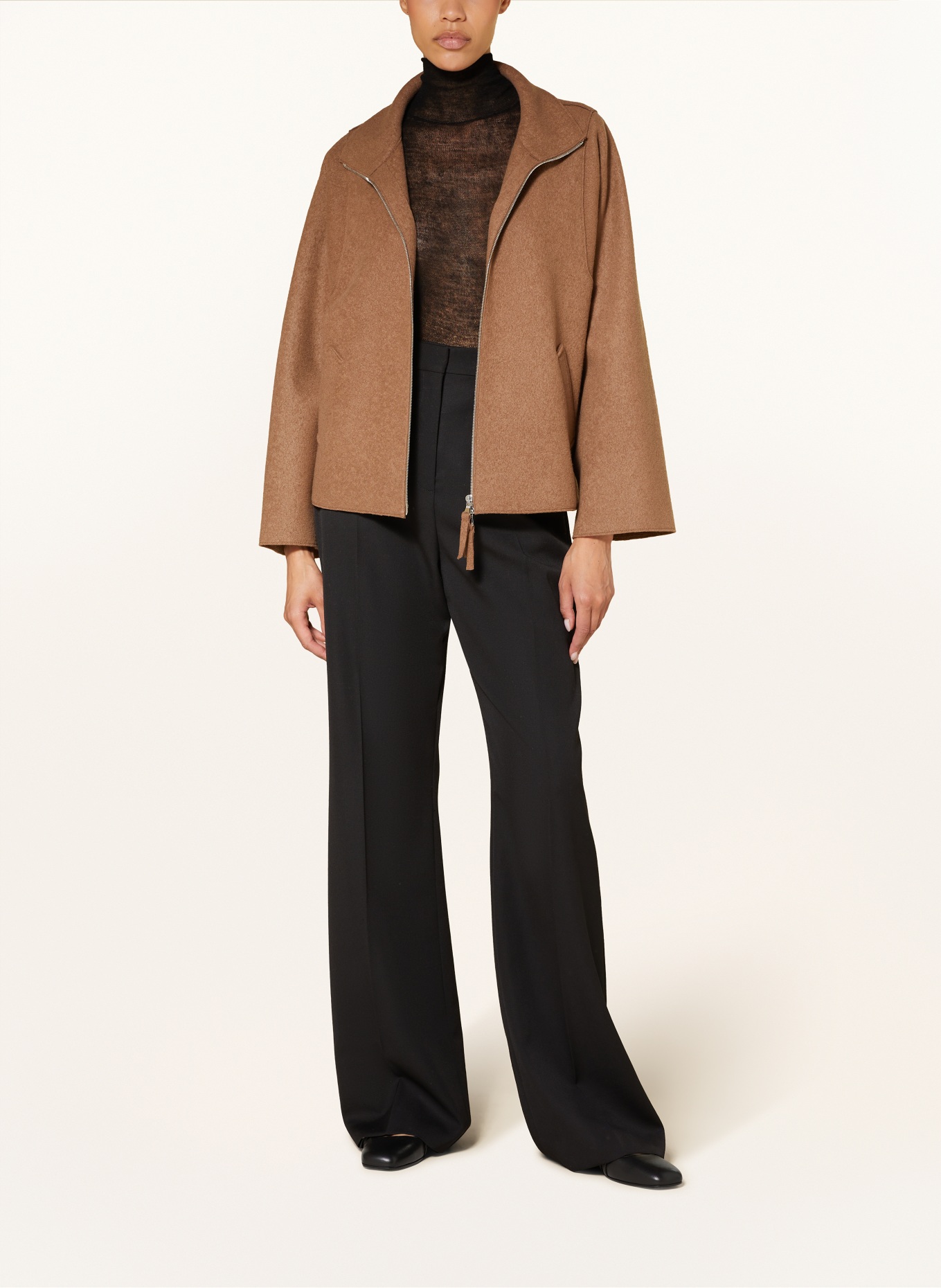 lunaria cashmere Kašmírová bunda: VELBLOUDÍ