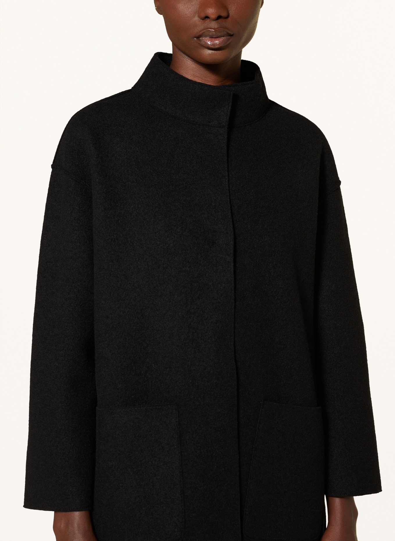 lunaria cashmere Cashmere jacket, Color: BLACK (Image 4)