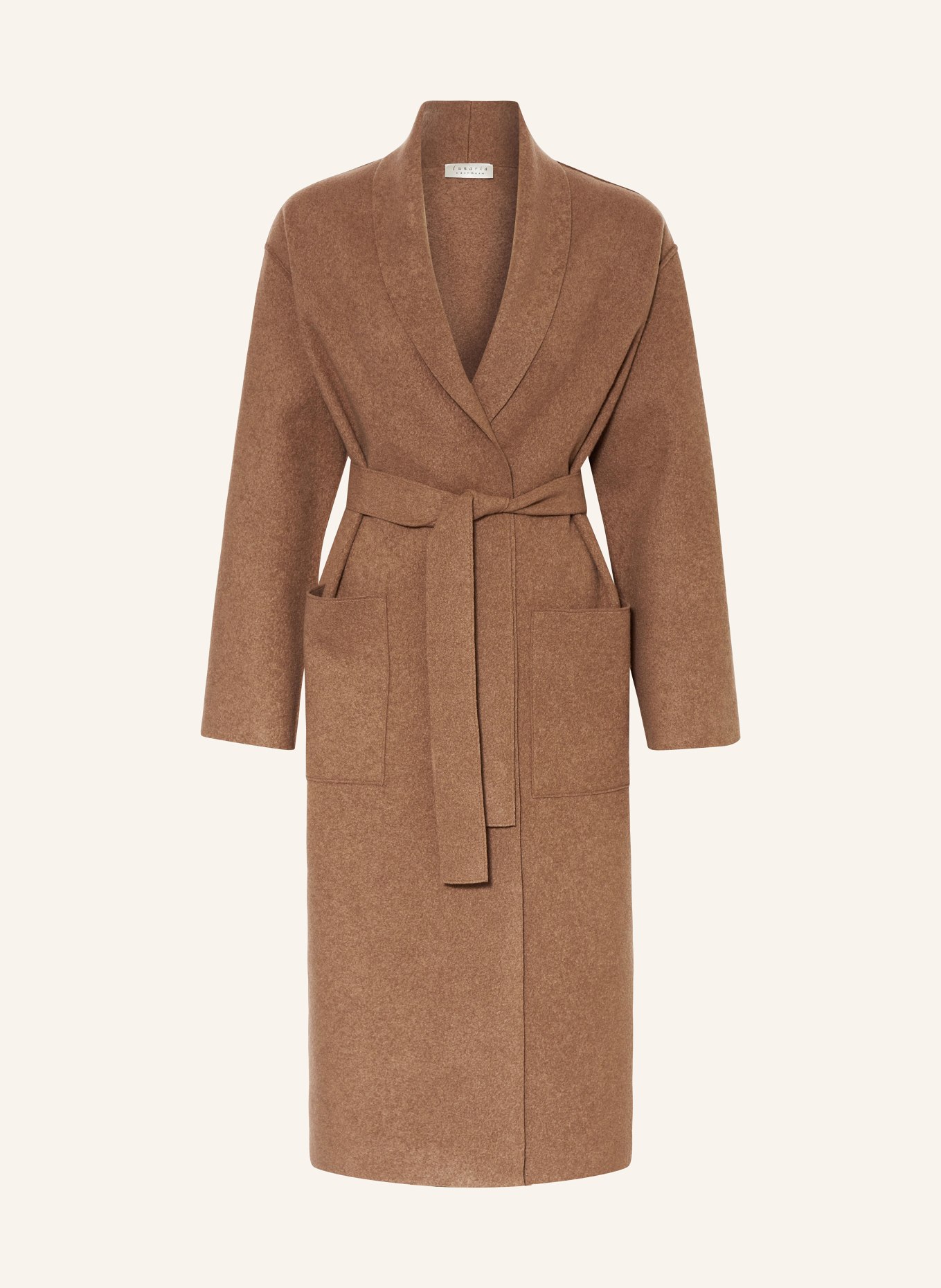 lunaria cashmere Cashmere coat, Color: CAMEL (Image 1)