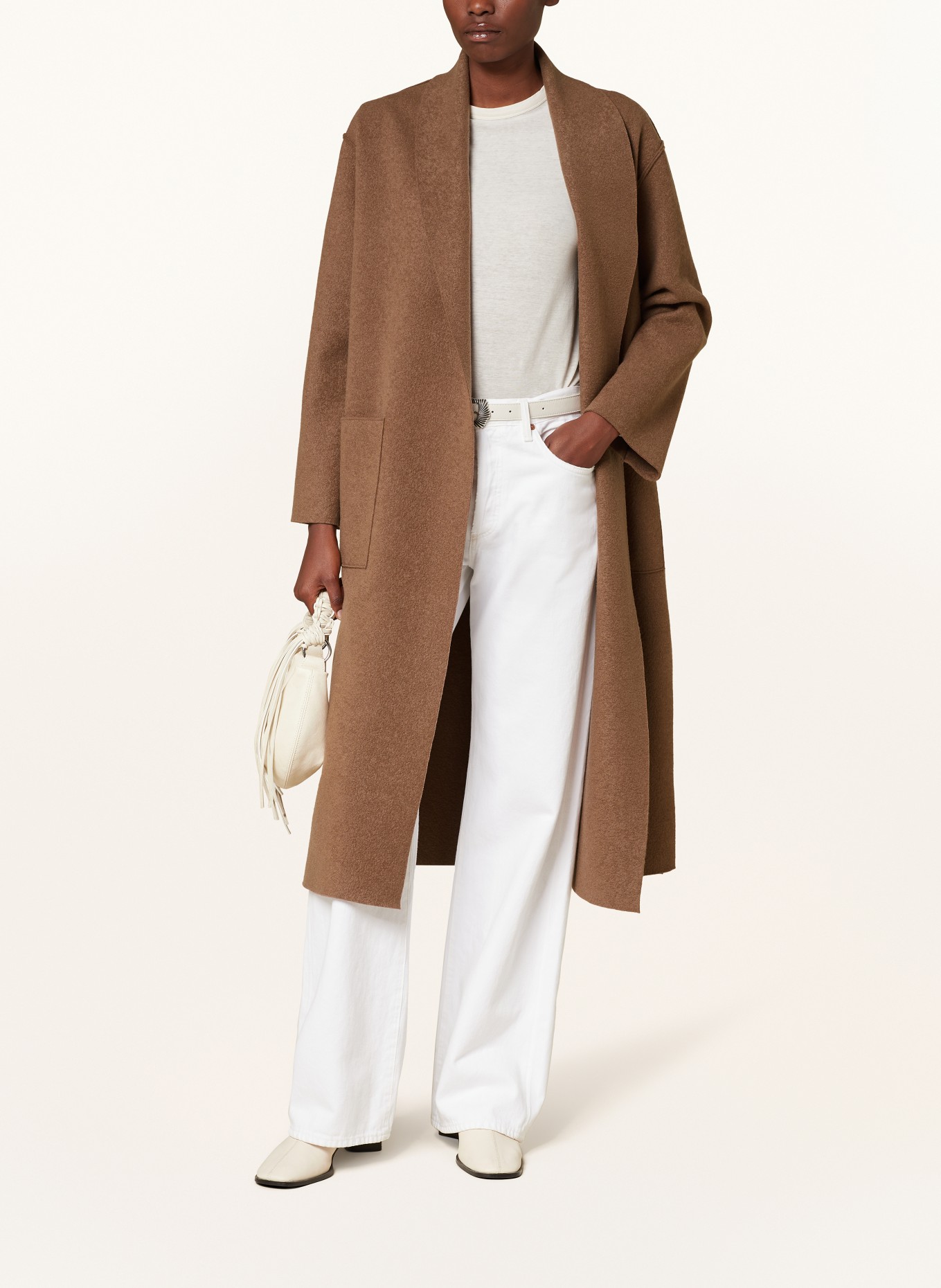 lunaria cashmere CashmereMantel in camel