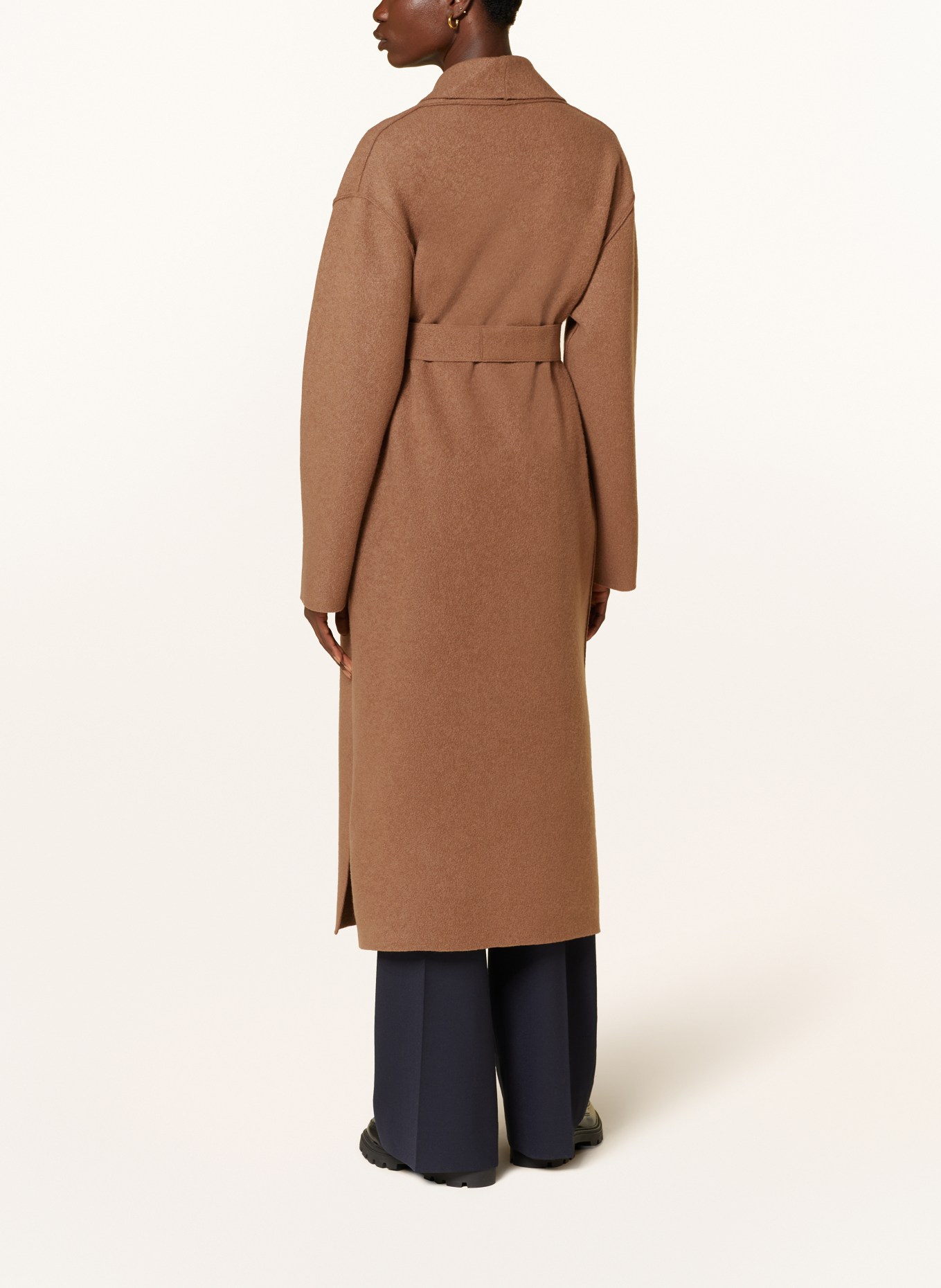 lunaria cashmere Cashmere coat, Color: CAMEL (Image 3)
